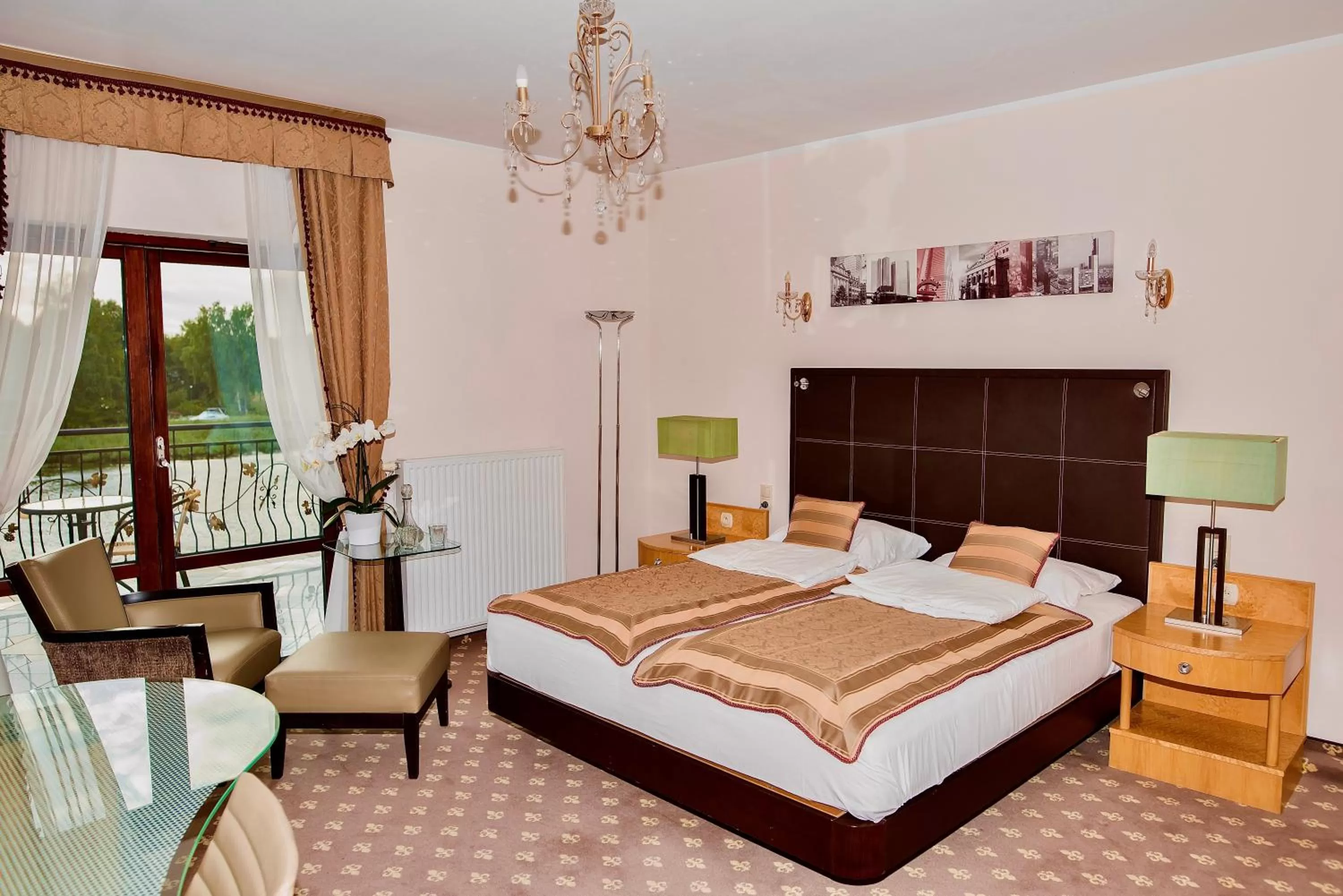 Bed in Medical & SPA "Pałac na Wodzie" Falkowski Augustów