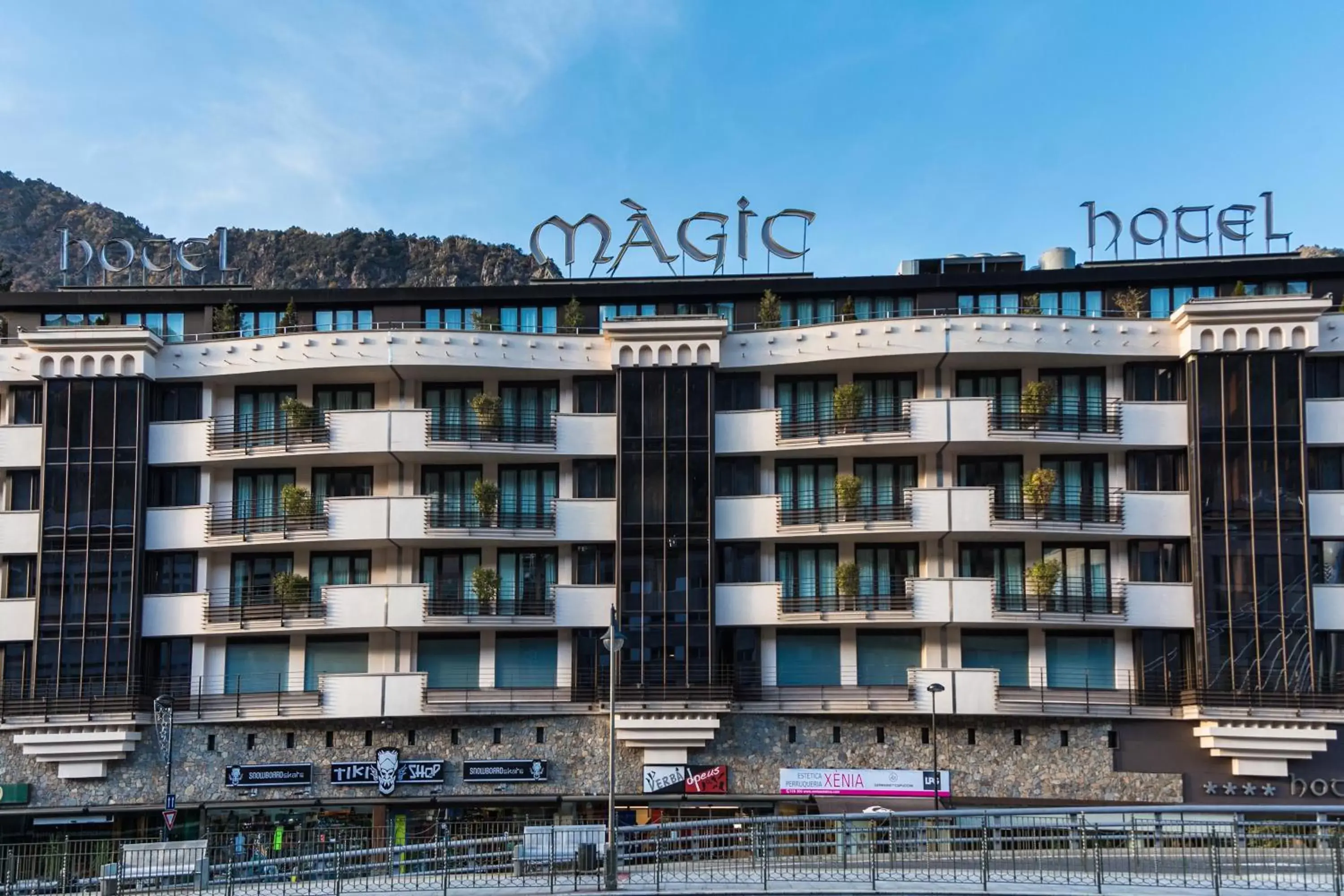 Facade/entrance, Property Building in Hotel Màgic Andorra