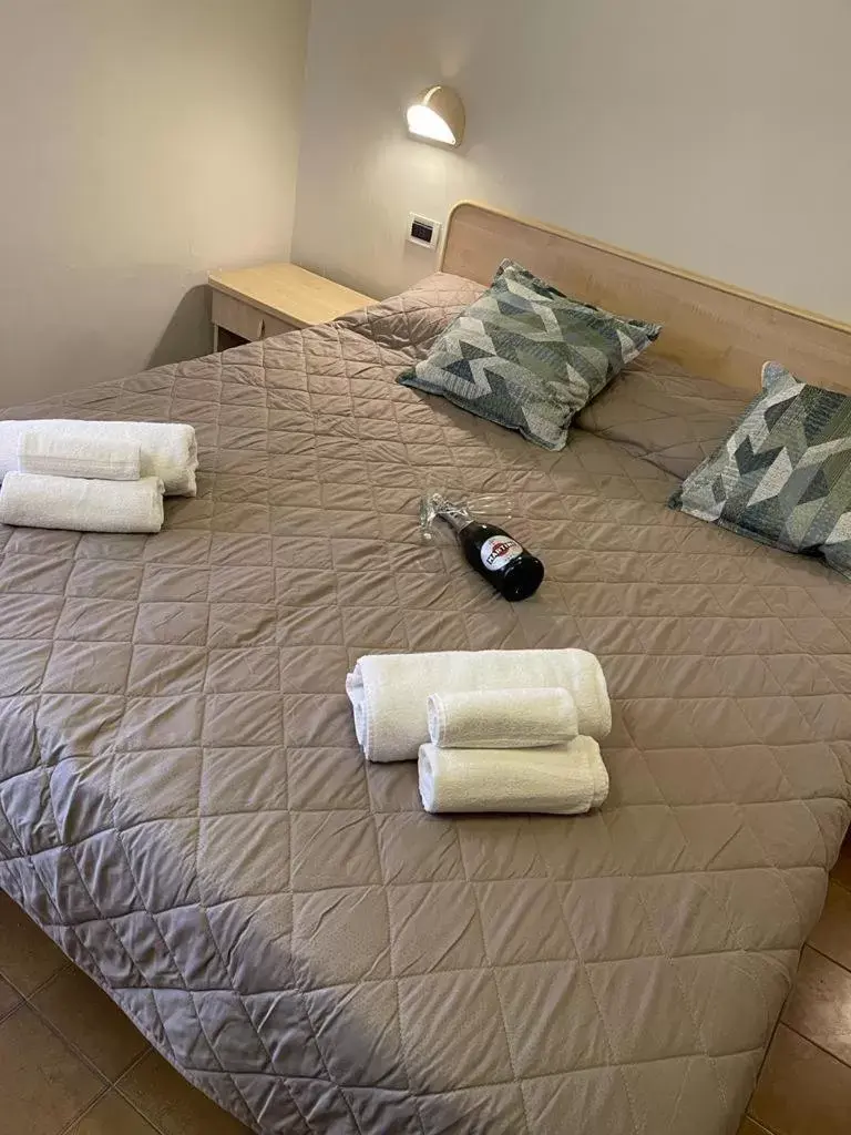 Bed in Hotel Losanna