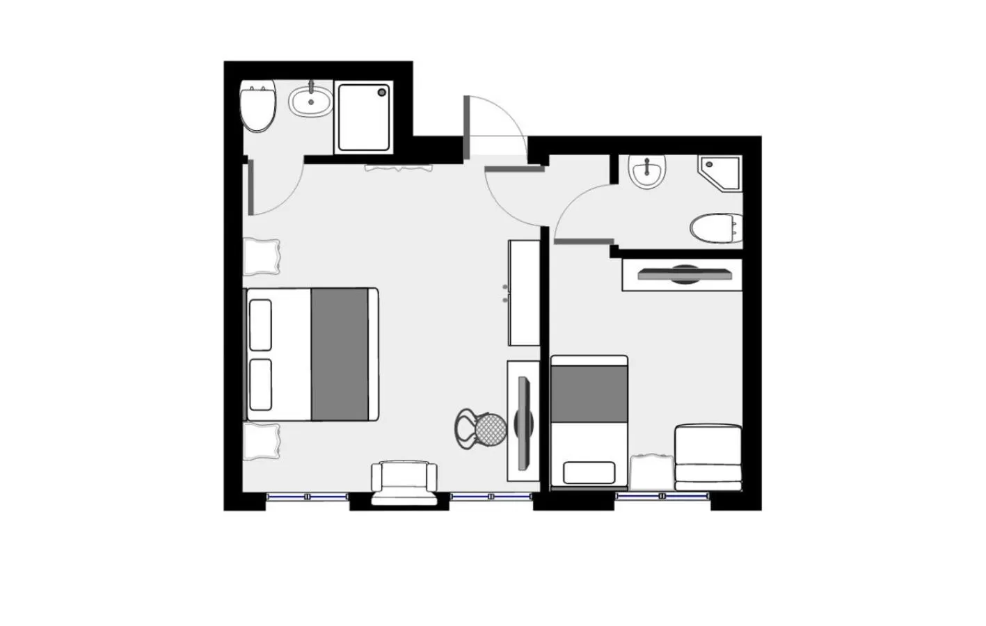 Comfort Triple Room in Hotel Rathausglöckel