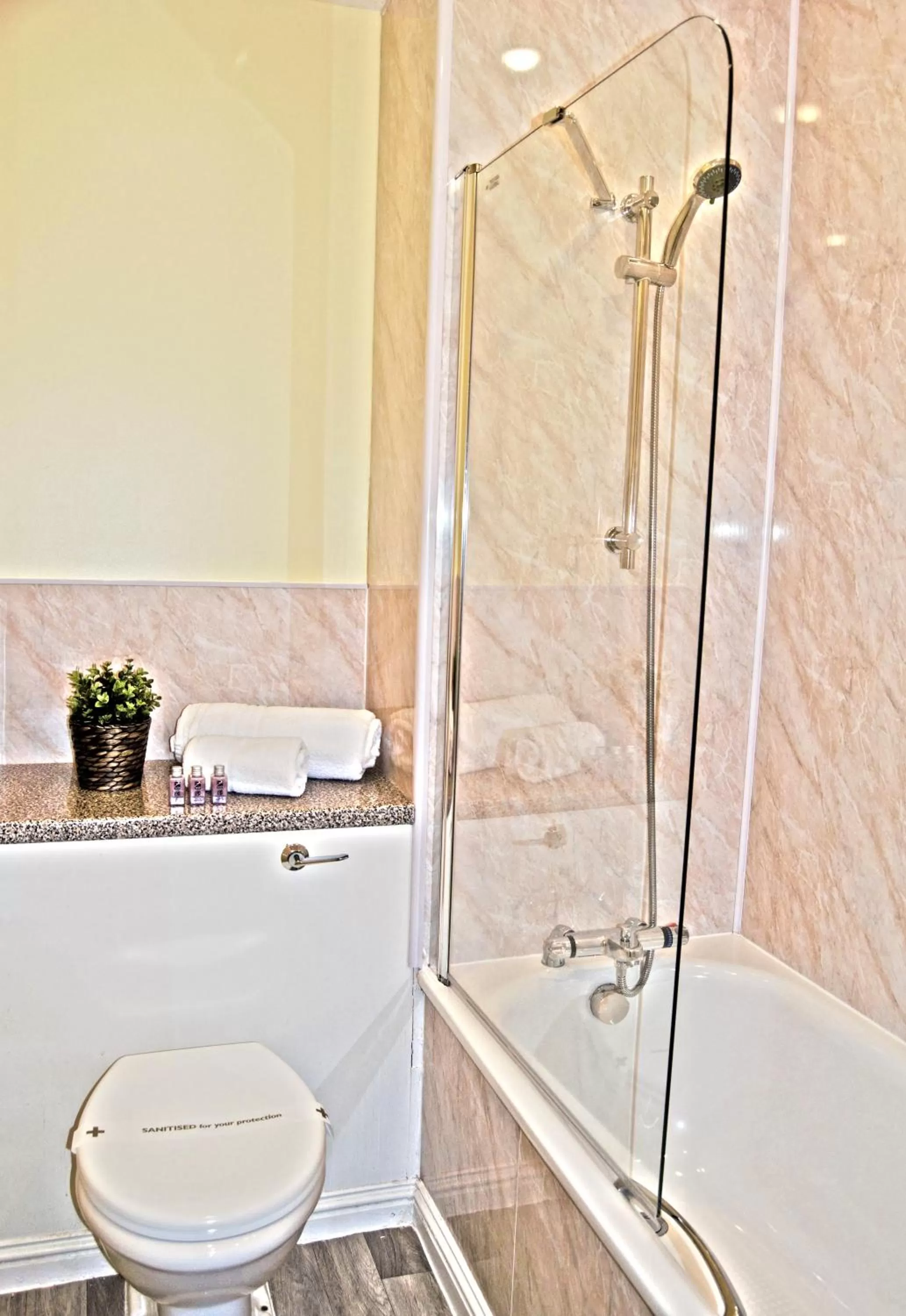 Shower in Bridge of Cally Hotel