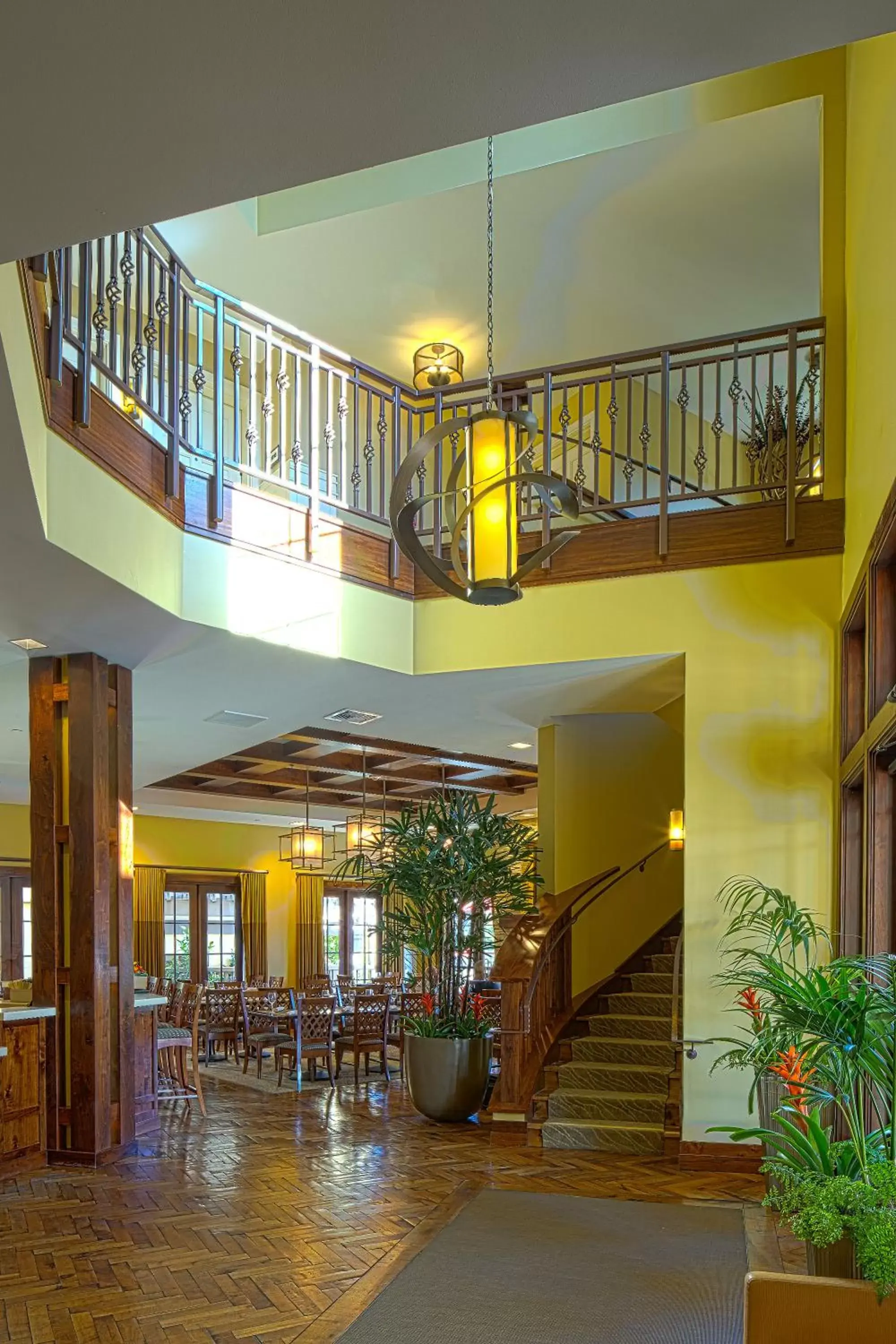 Lobby or reception, Property Building in Hotel Abrego