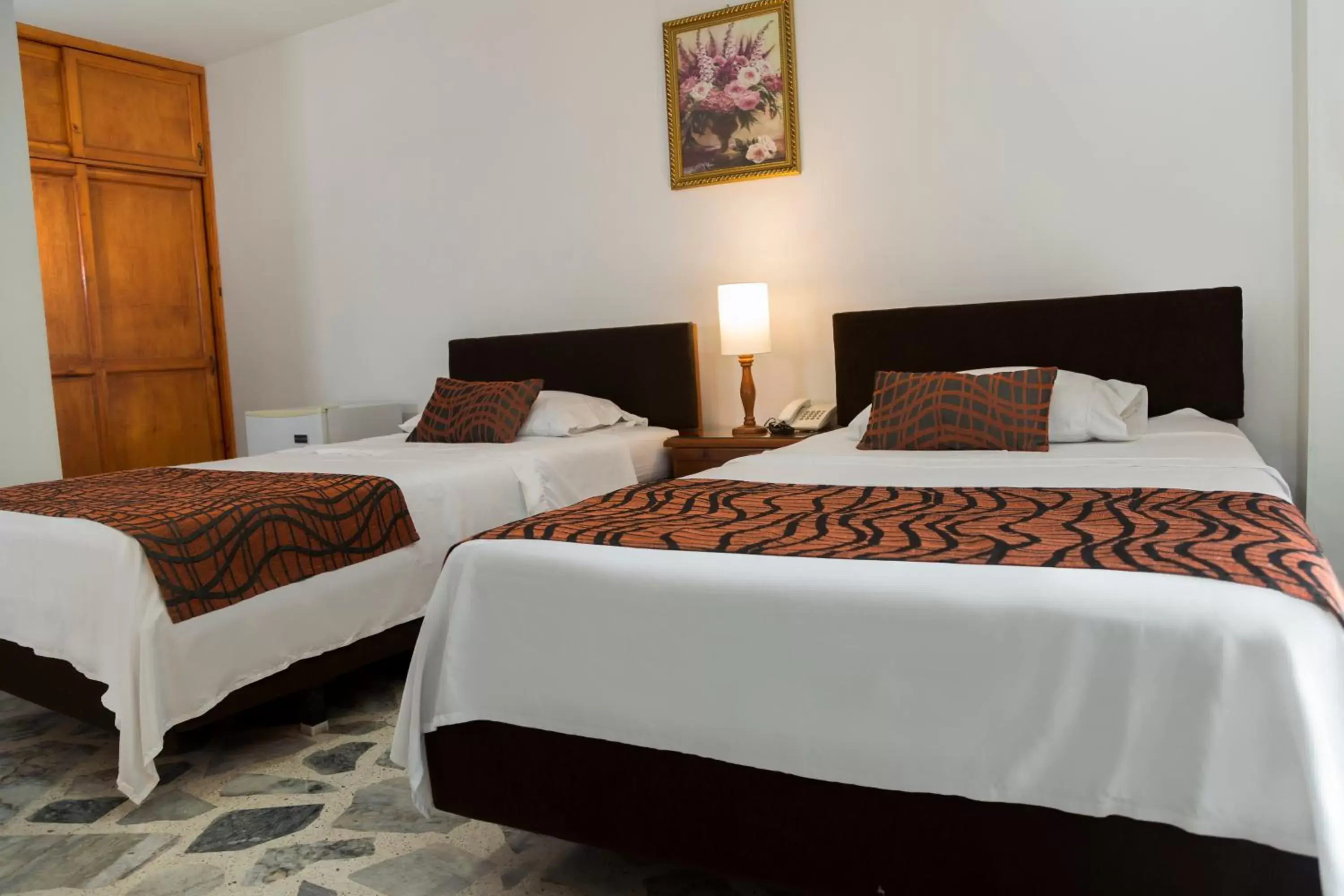Bed in Hotel Flamingo Cali