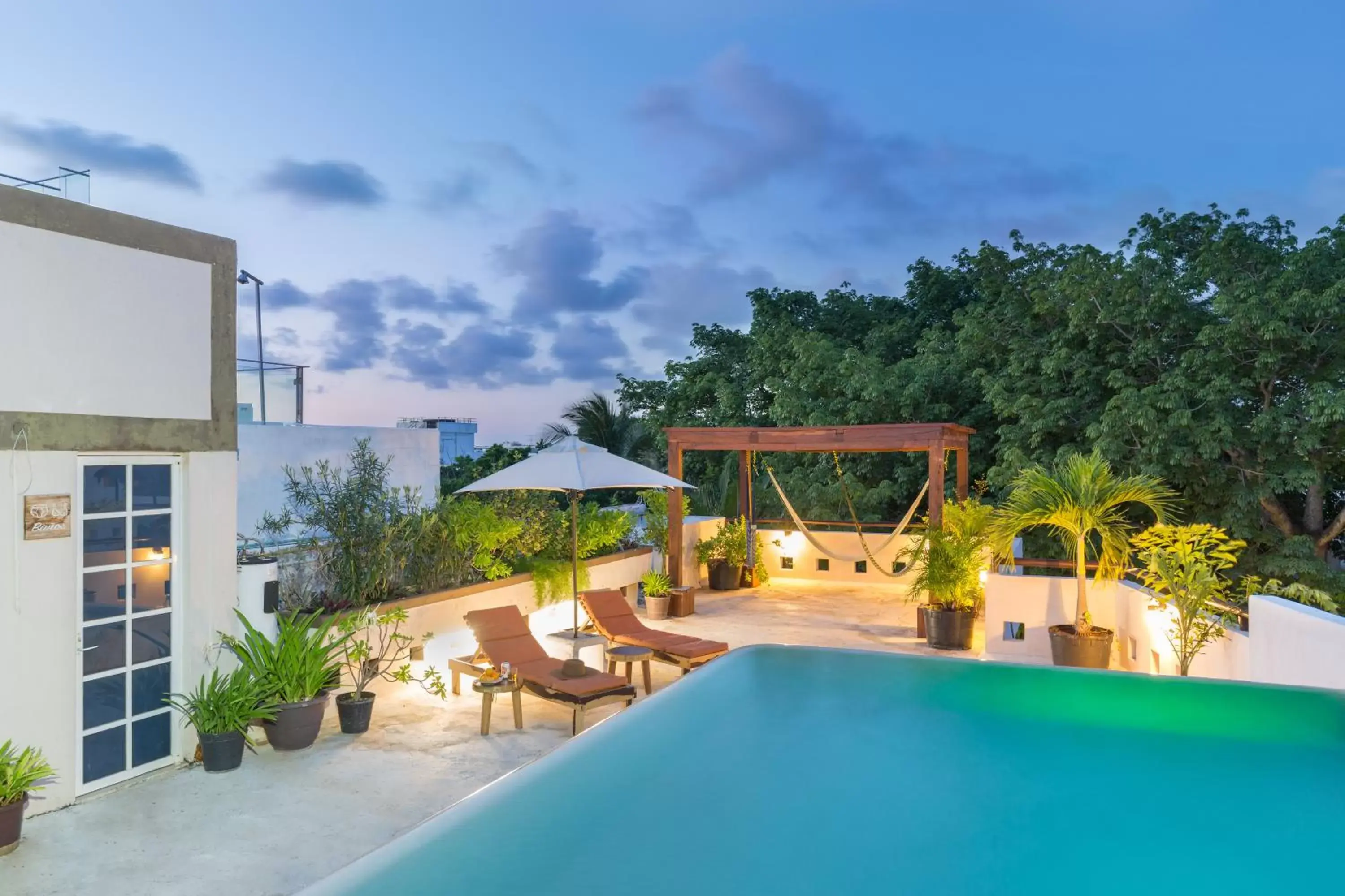 Balcony/Terrace, Swimming Pool in Quinta Margarita - Boho Chic Hotel