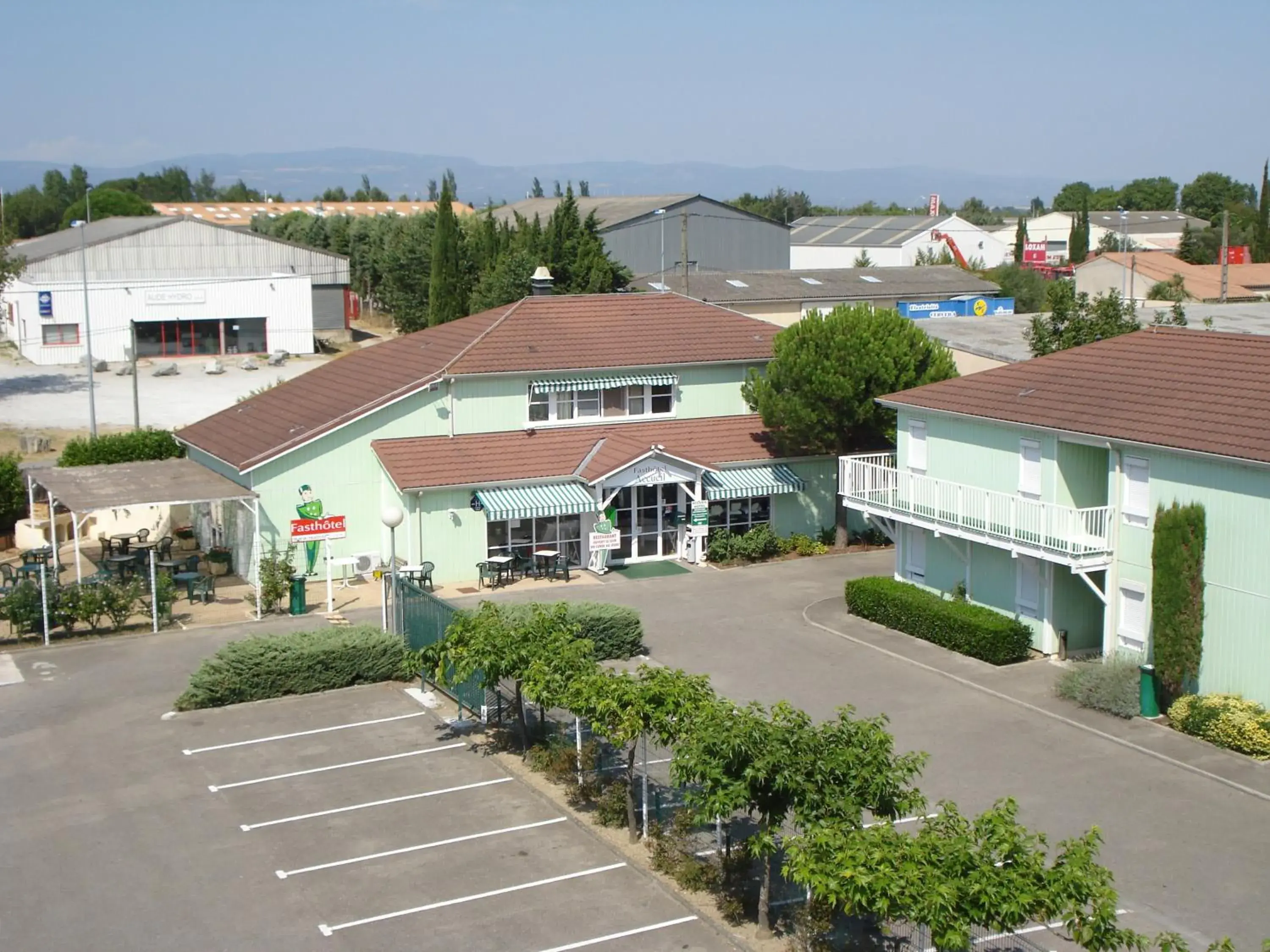 Bird's eye view, Bird's-eye View in Fasthotel Carcassonne