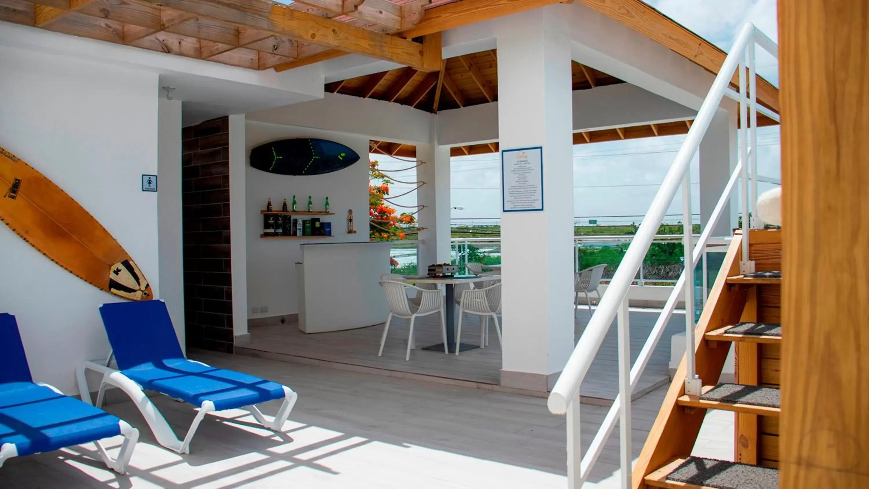 Patio in Hotel Capriccio Mare y Restaurante