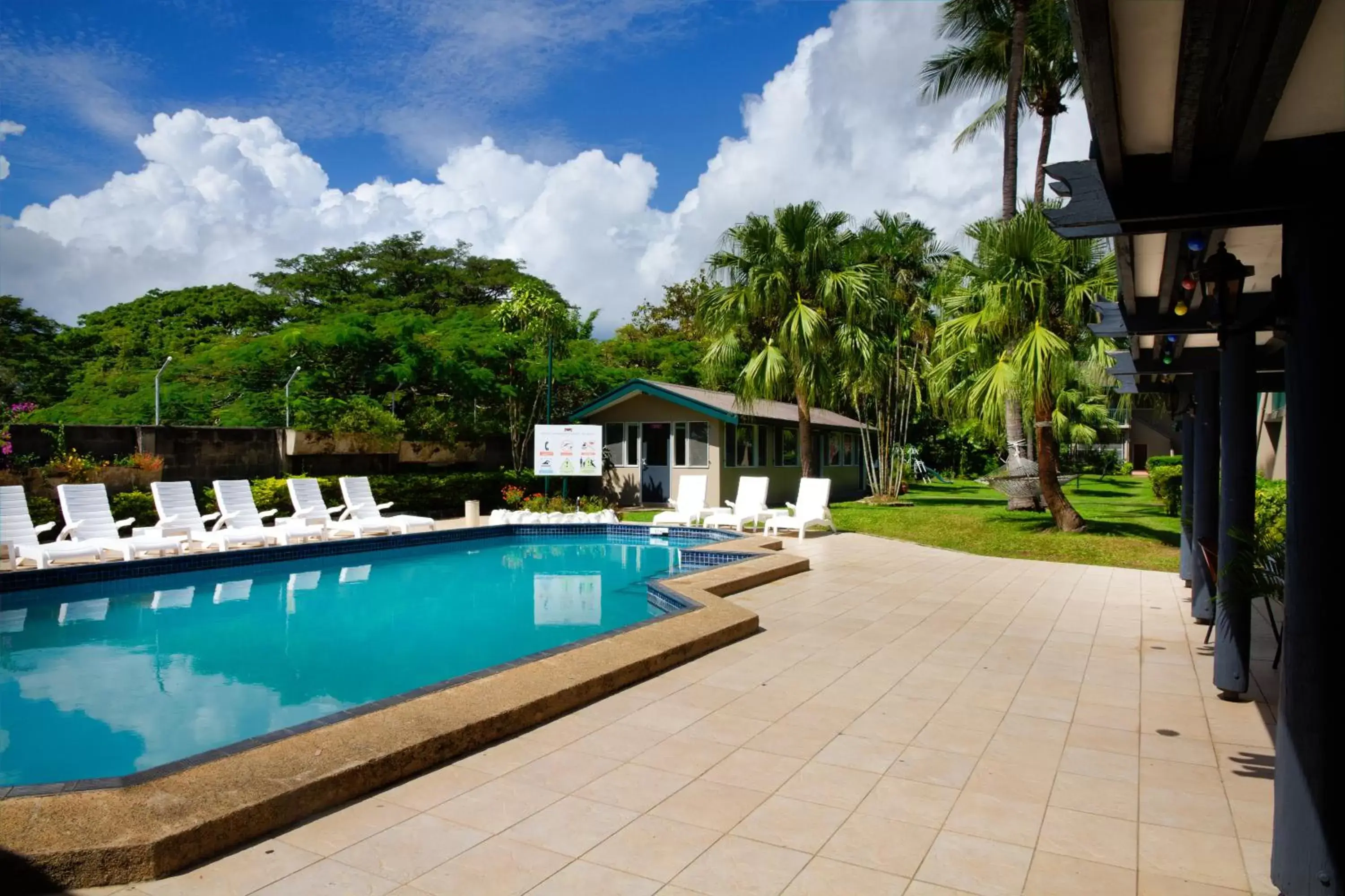 Swimming Pool in Tanoa Waterfront Hotel