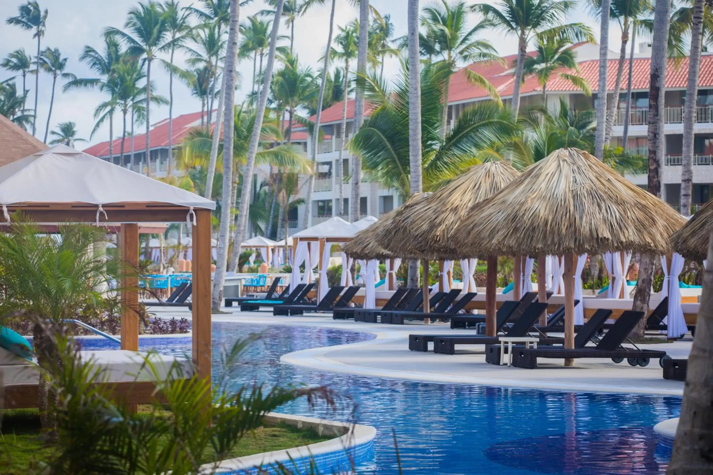Pool view in Majestic Mirage Punta Cana, All Suites – All Inclusive Pool view in Majestic Mirage Punta Cana, All Suites – All Inclusive
