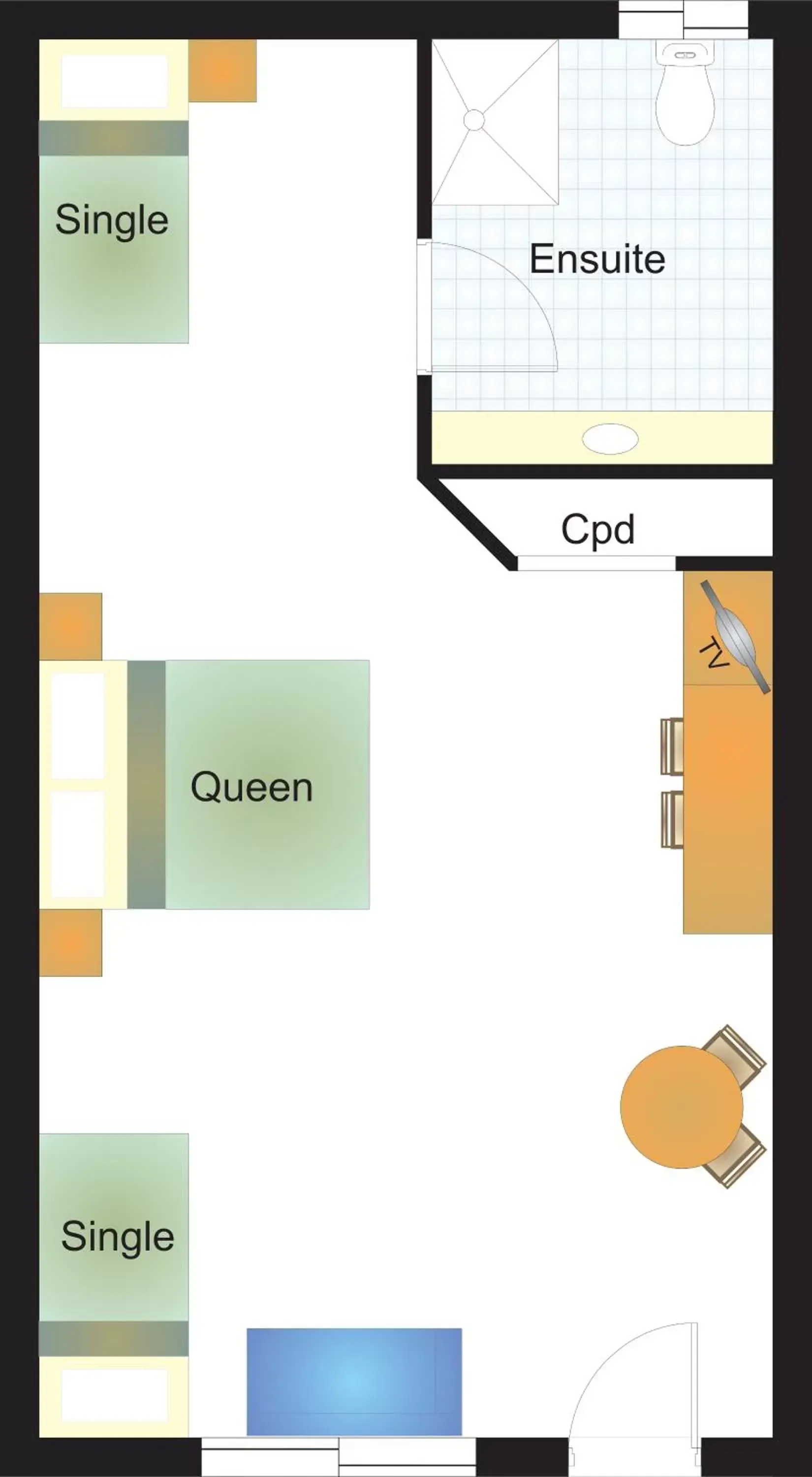 Floor Plan in Cardiff Motor Inn