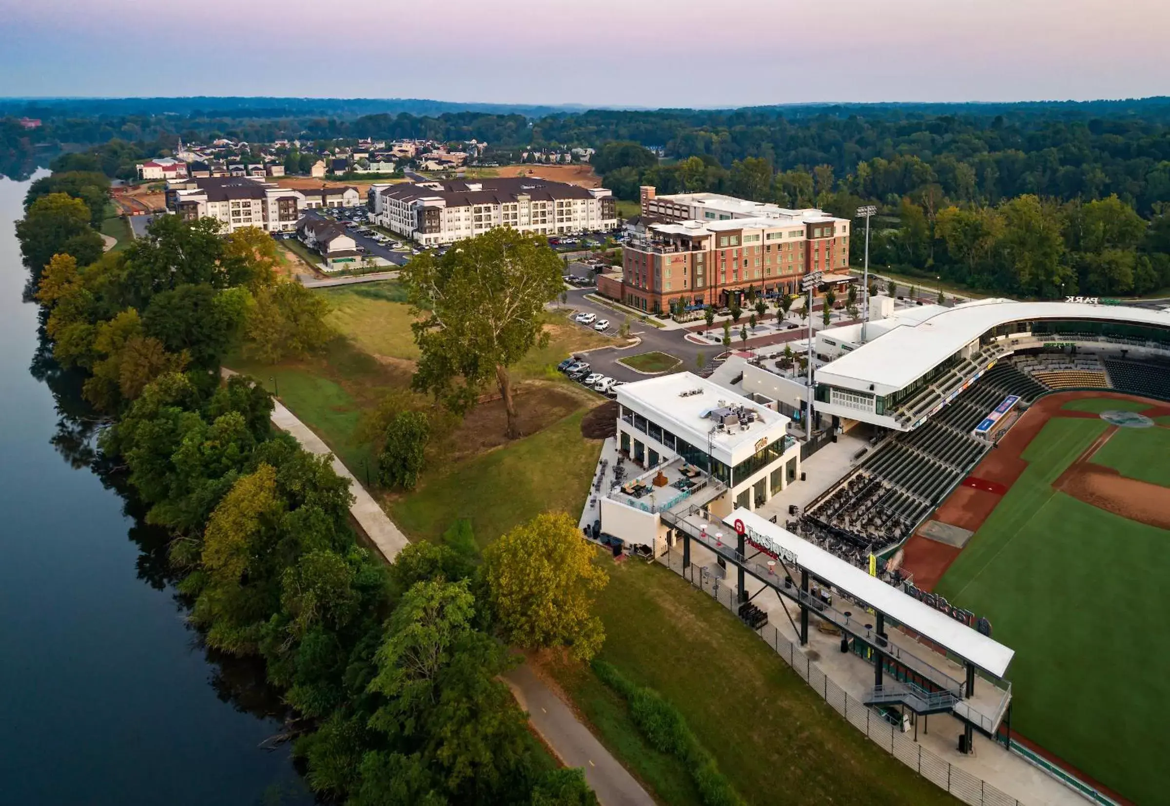 Bird's eye view, Bird's-eye View in Crowne Plaza - North Augusta, an IHG Hotel