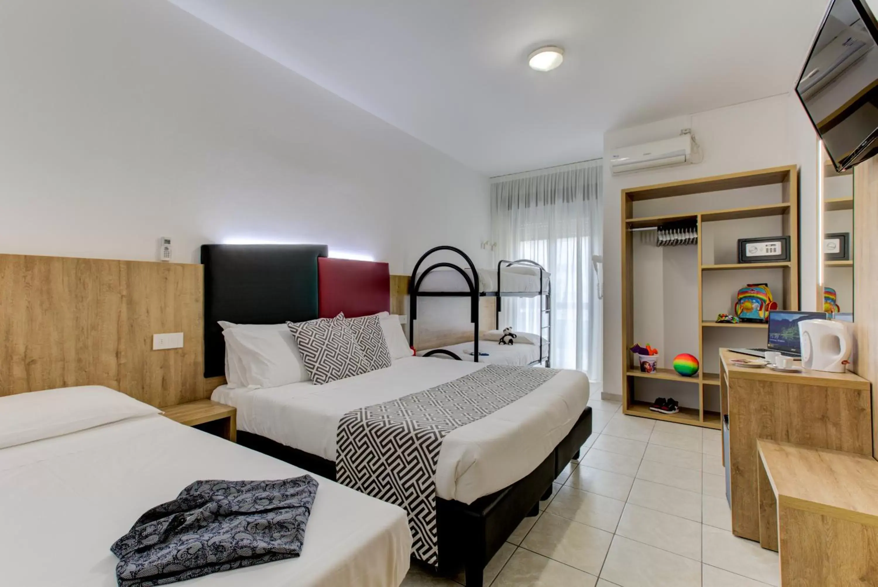 Photo of the whole room, Bed in Hotel Grazia Riccione