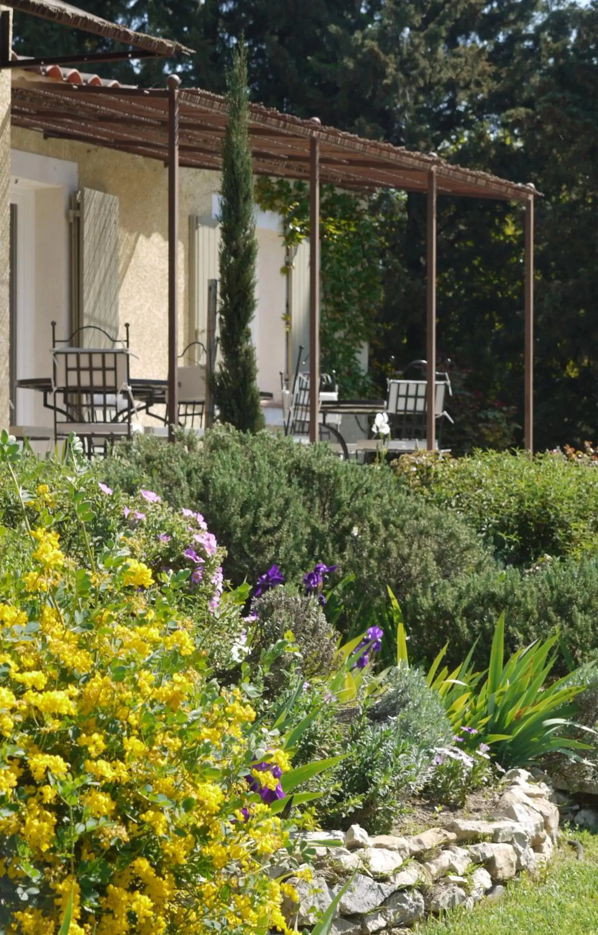 Patio in Mas des Marguerites