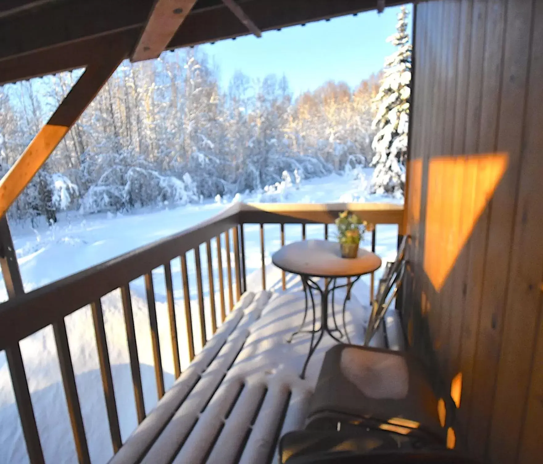 Balcony/Terrace in Alaska Grizzly Lodge