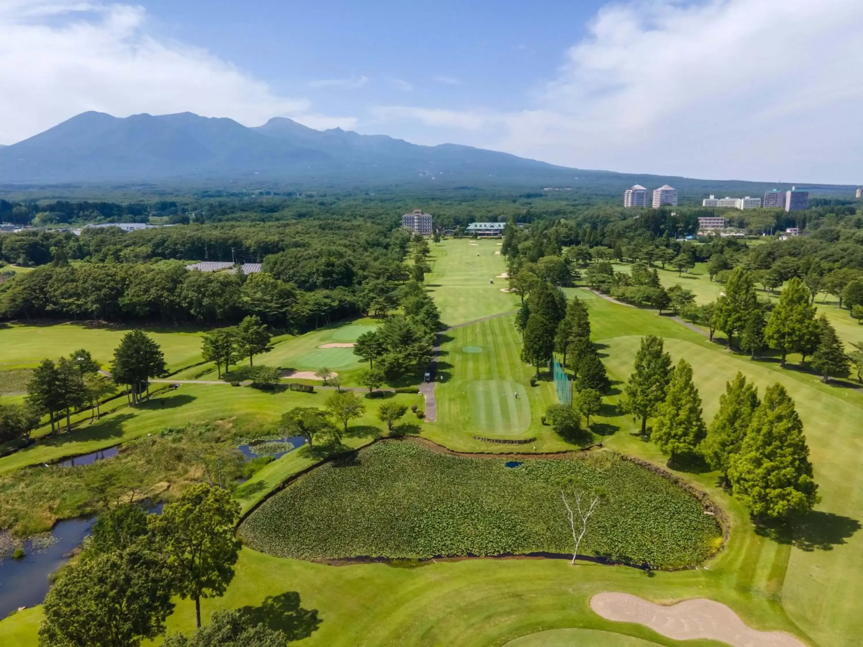 Golfcourse, Bird's-eye View in Wellness Forest Nasu