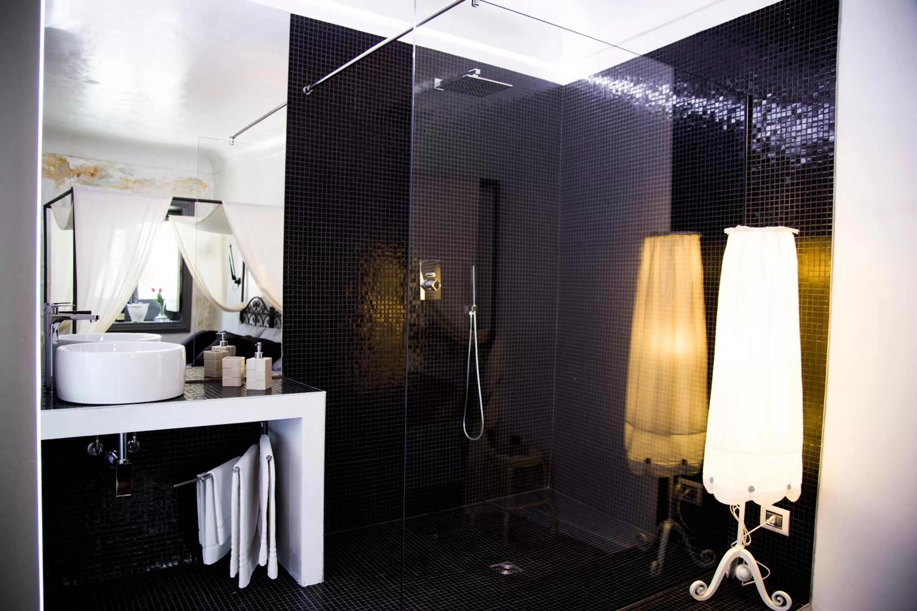 Shower in Community Rooms & Wine