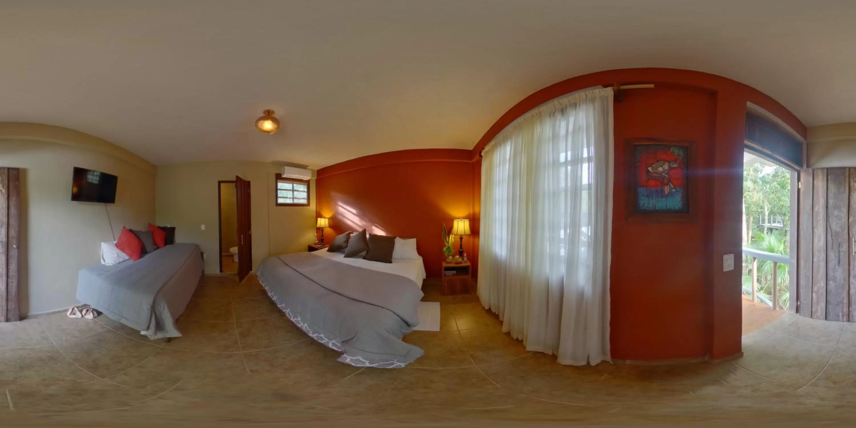 Bed in Hokhmah Heart Hotel