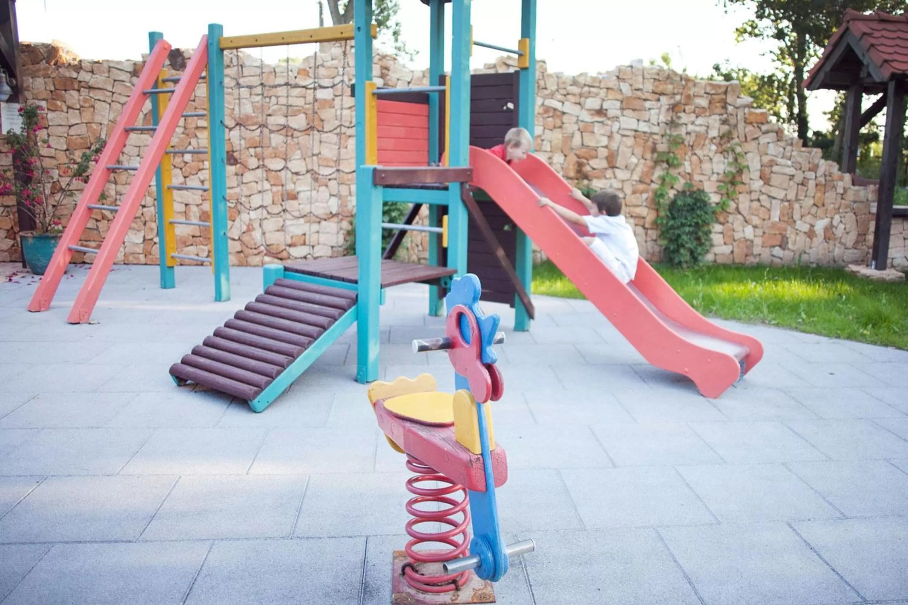 Children play ground in Złoty Lin