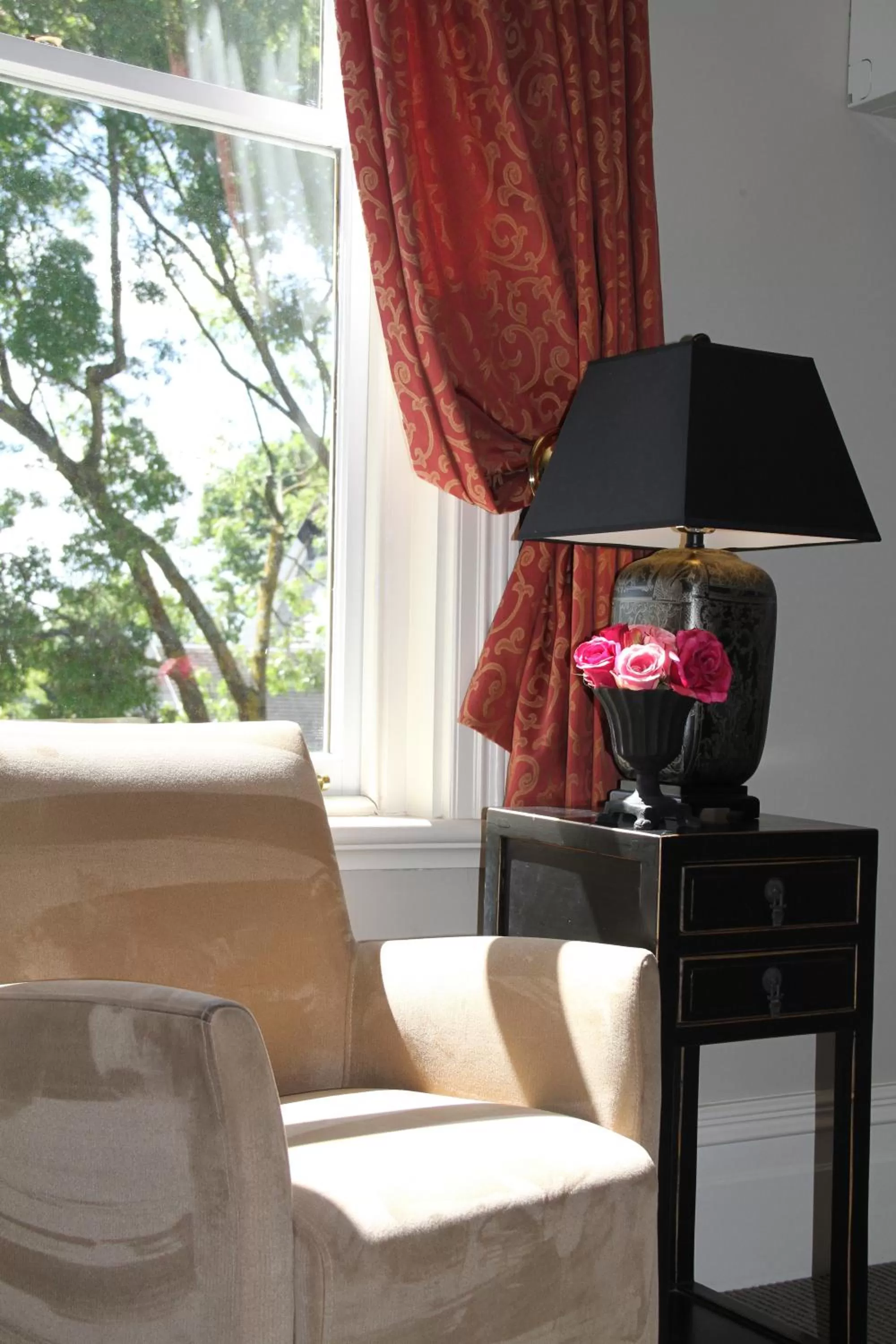 Living room in Merivale Manor