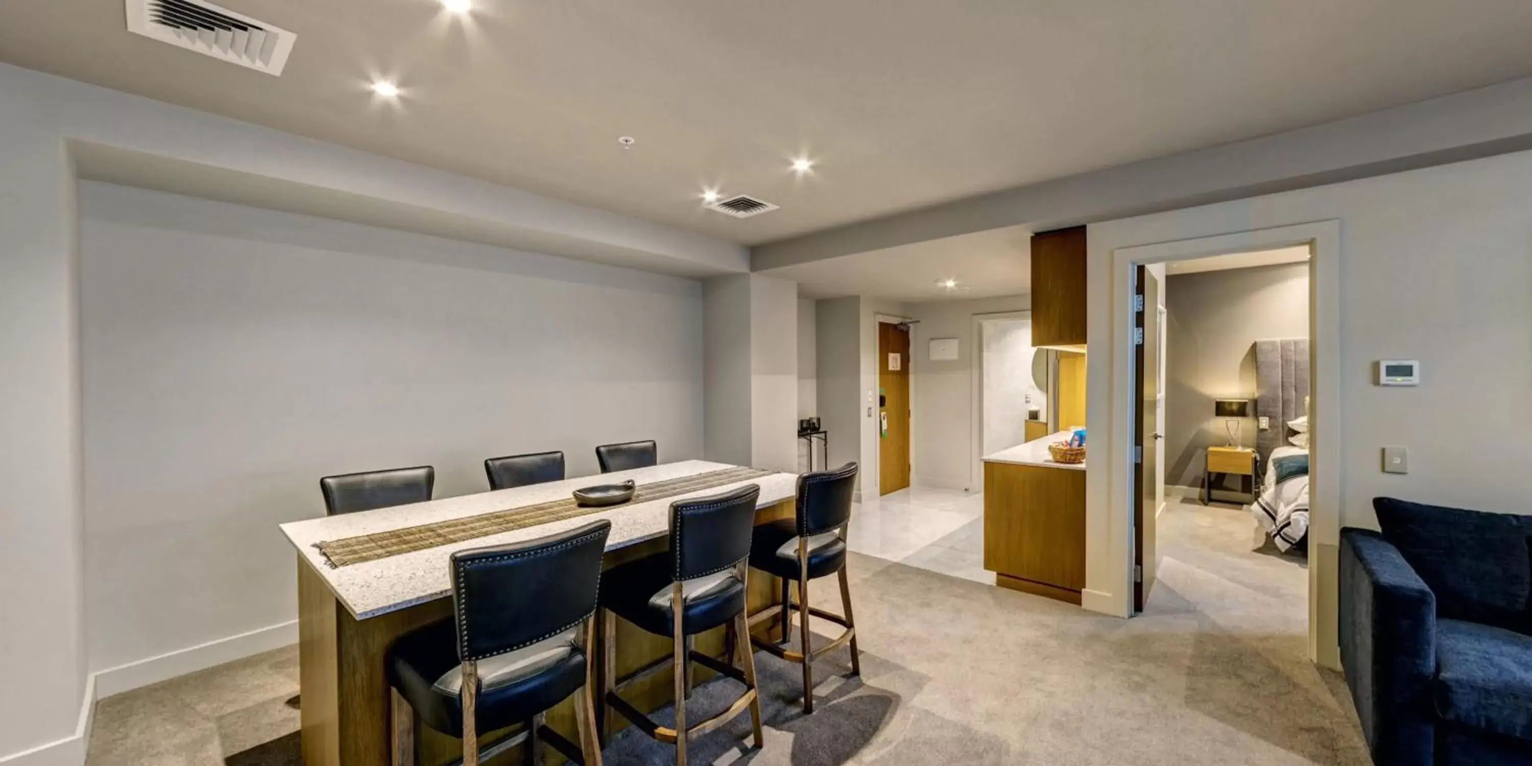 Dining area in Distinction Dunedin Hotel