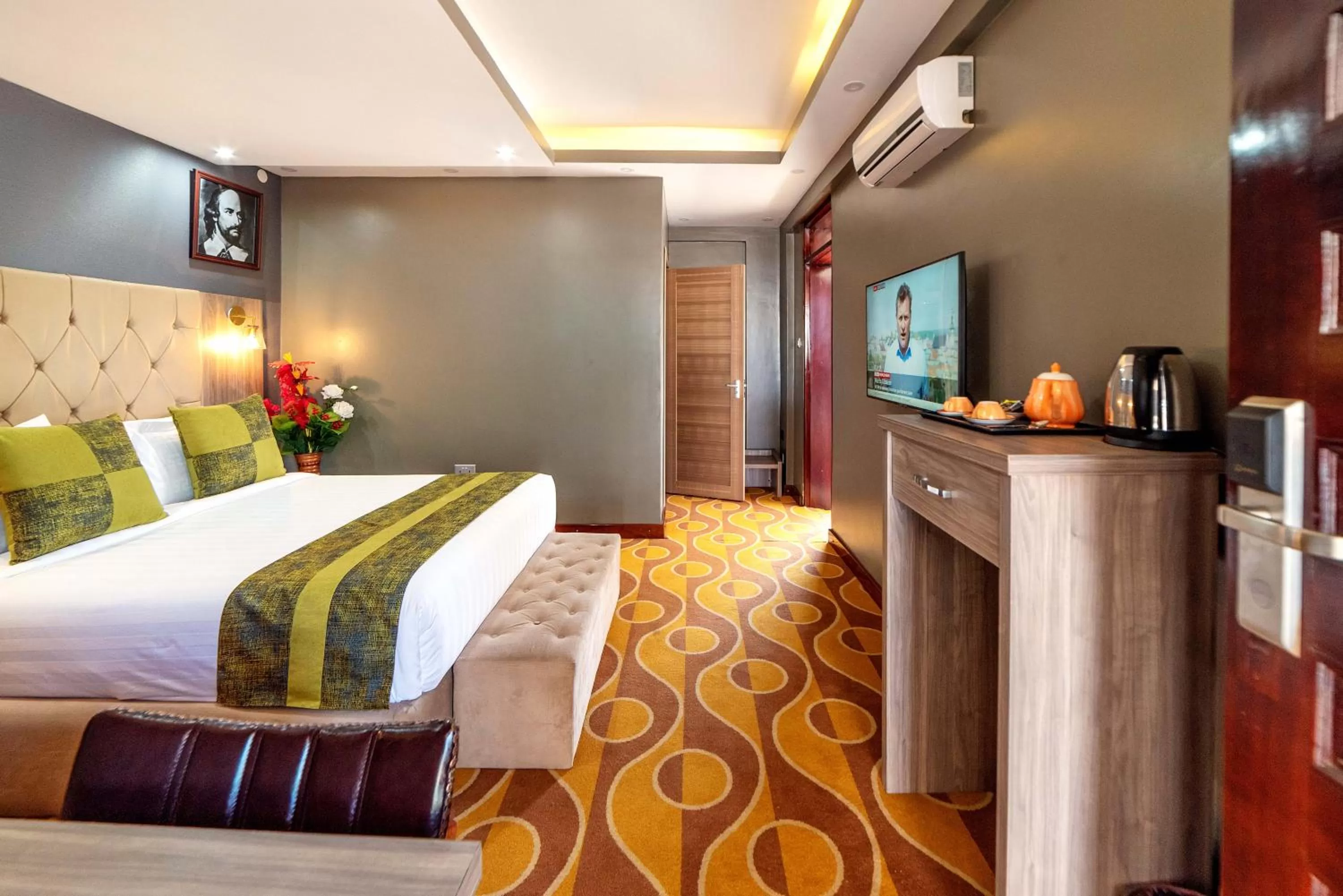 Photo of the whole room, Bed in Afro Park Hotel