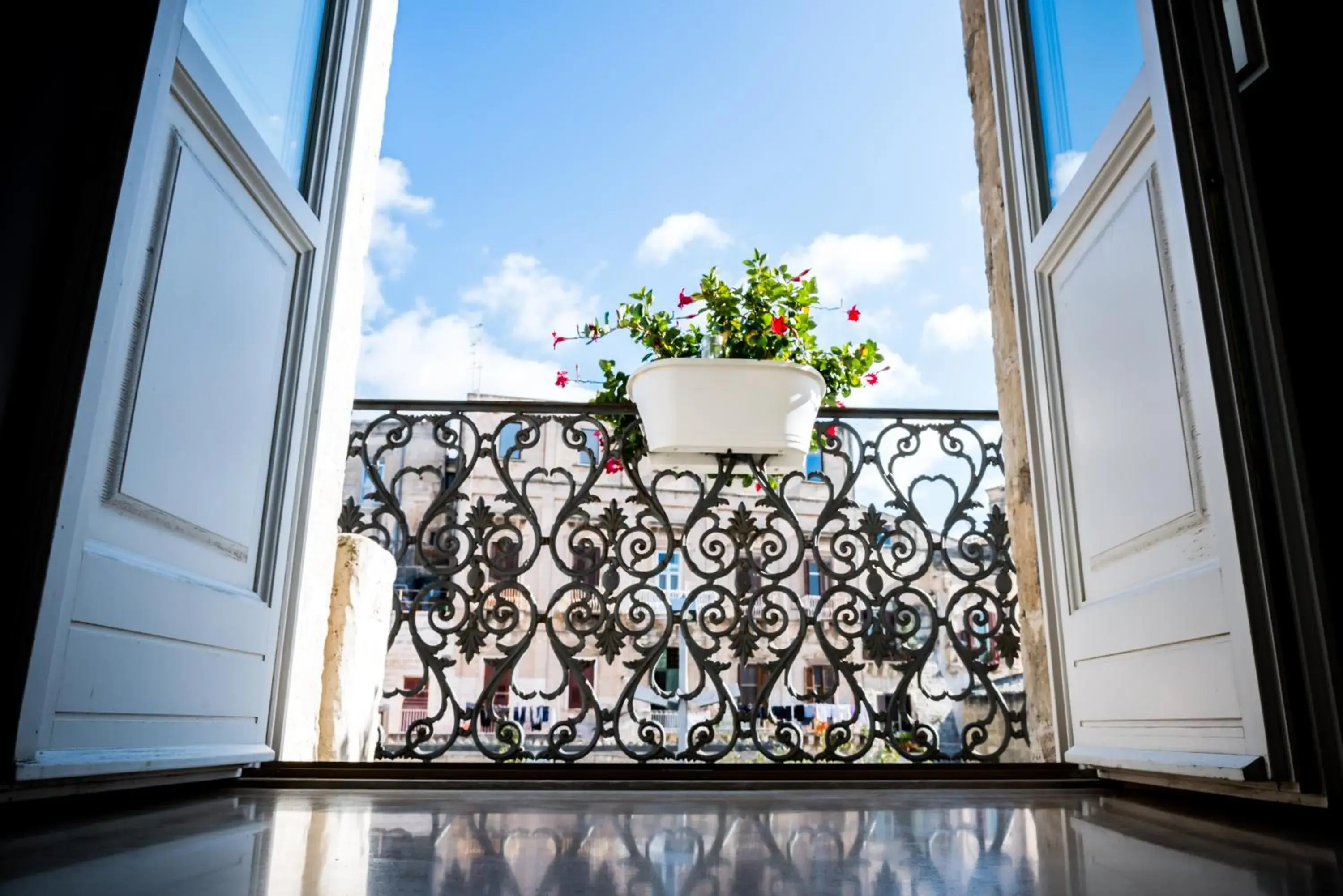 Balcony/Terrace in Albergo Del Sedile