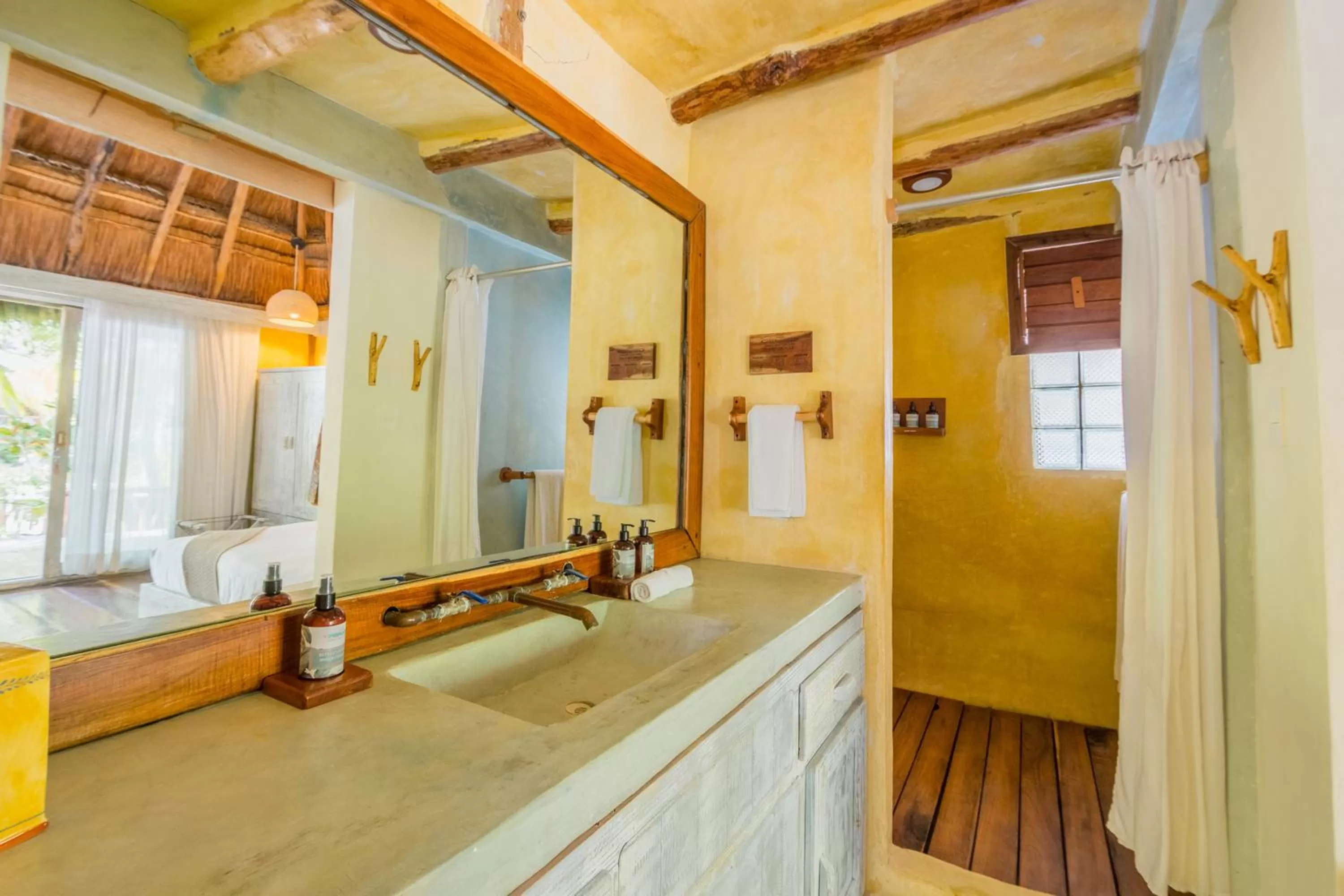 Bathroom in Villa Pescadores Tulum-Beachfront hotel by Ahau Collection