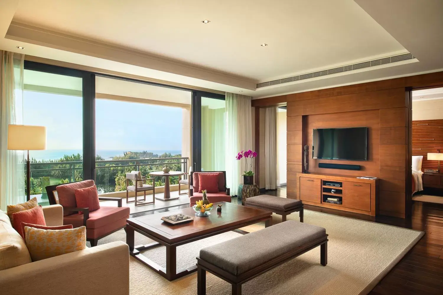 TV and multimedia, Seating Area in Raffles Hainan Clear Water Bay