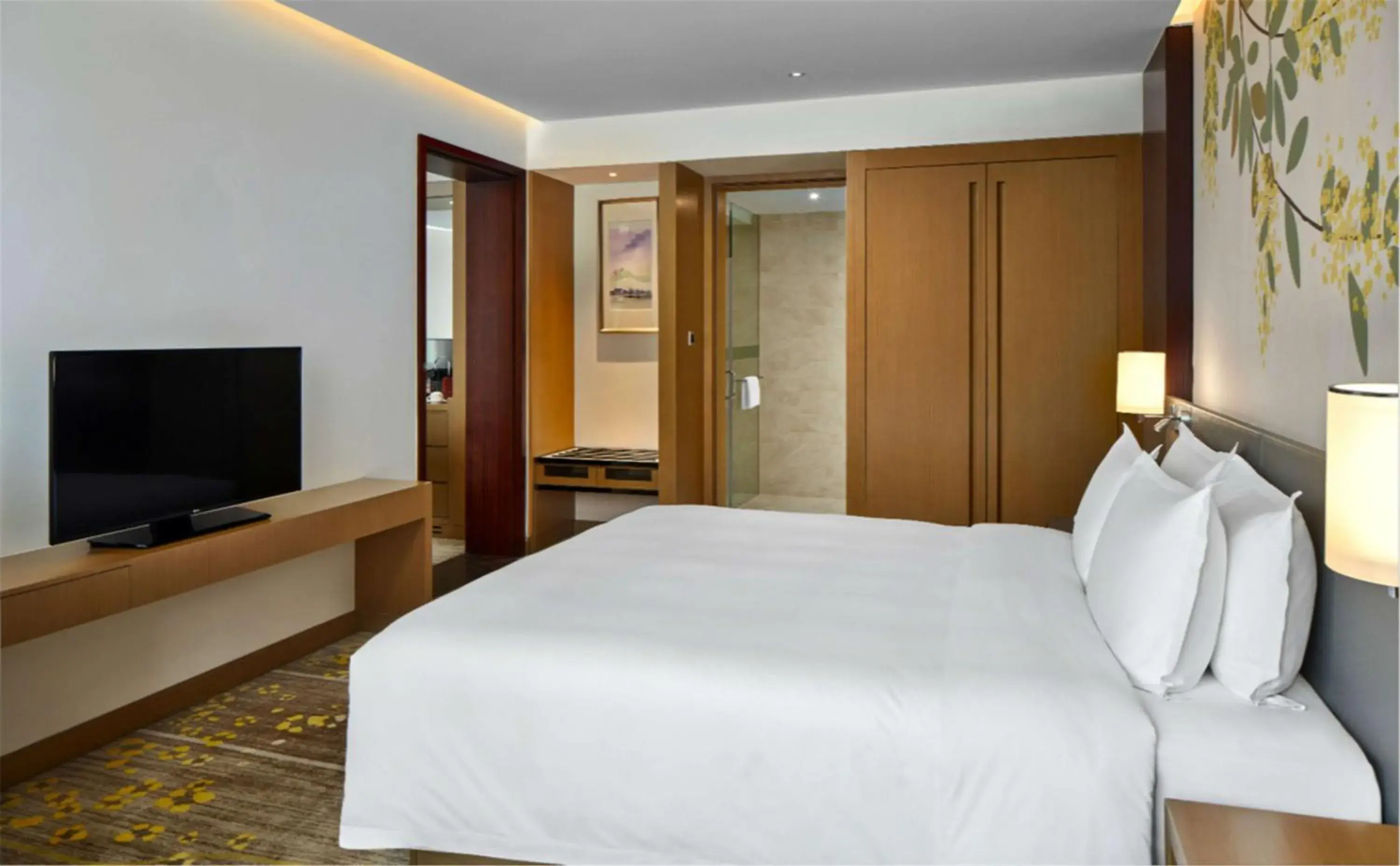 Bedroom, Bed in Hilton Garden Inn Foshan