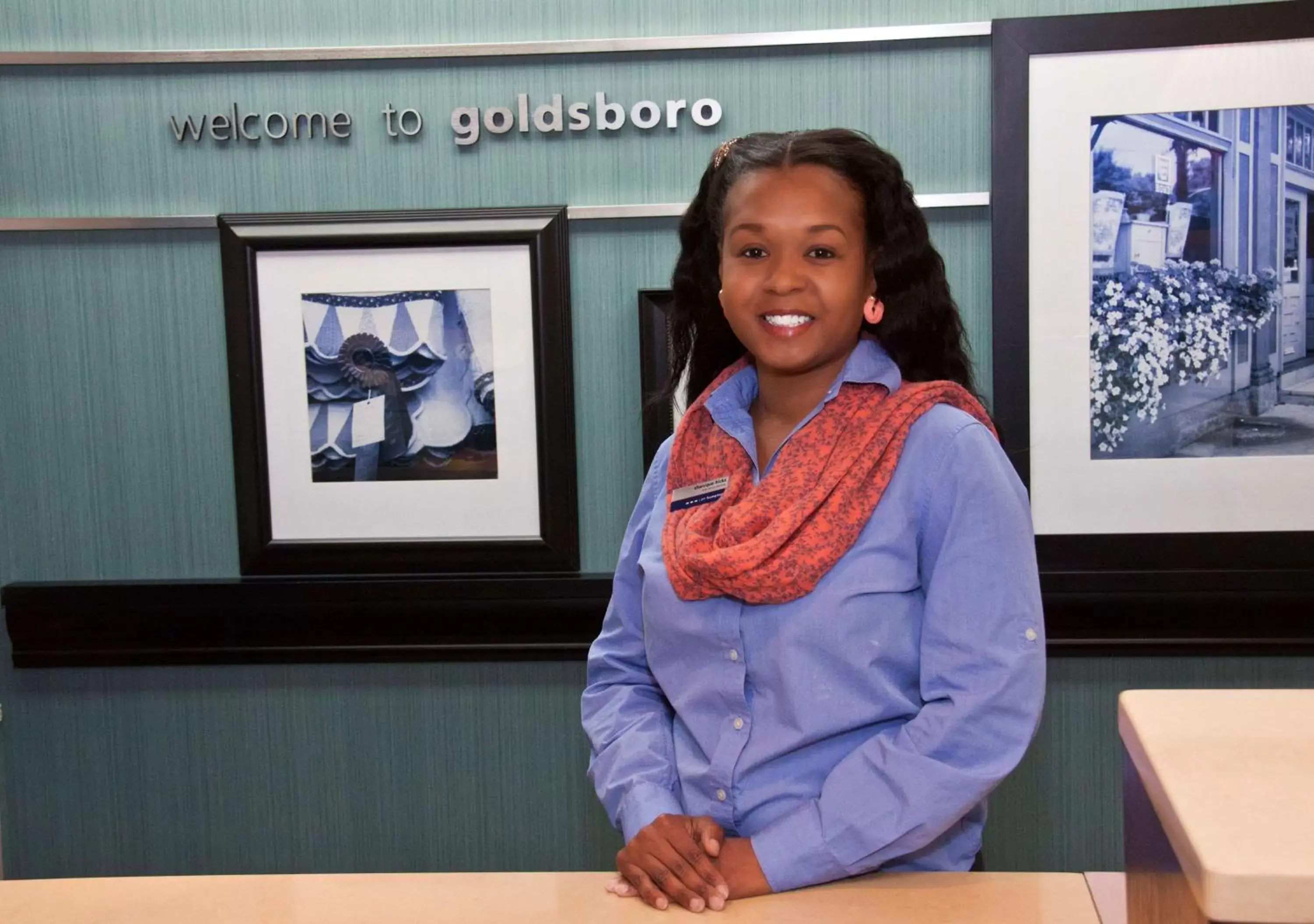 Lobby or reception in Hampton Inn Goldsboro Lobby or reception in Hampton Inn Goldsboro