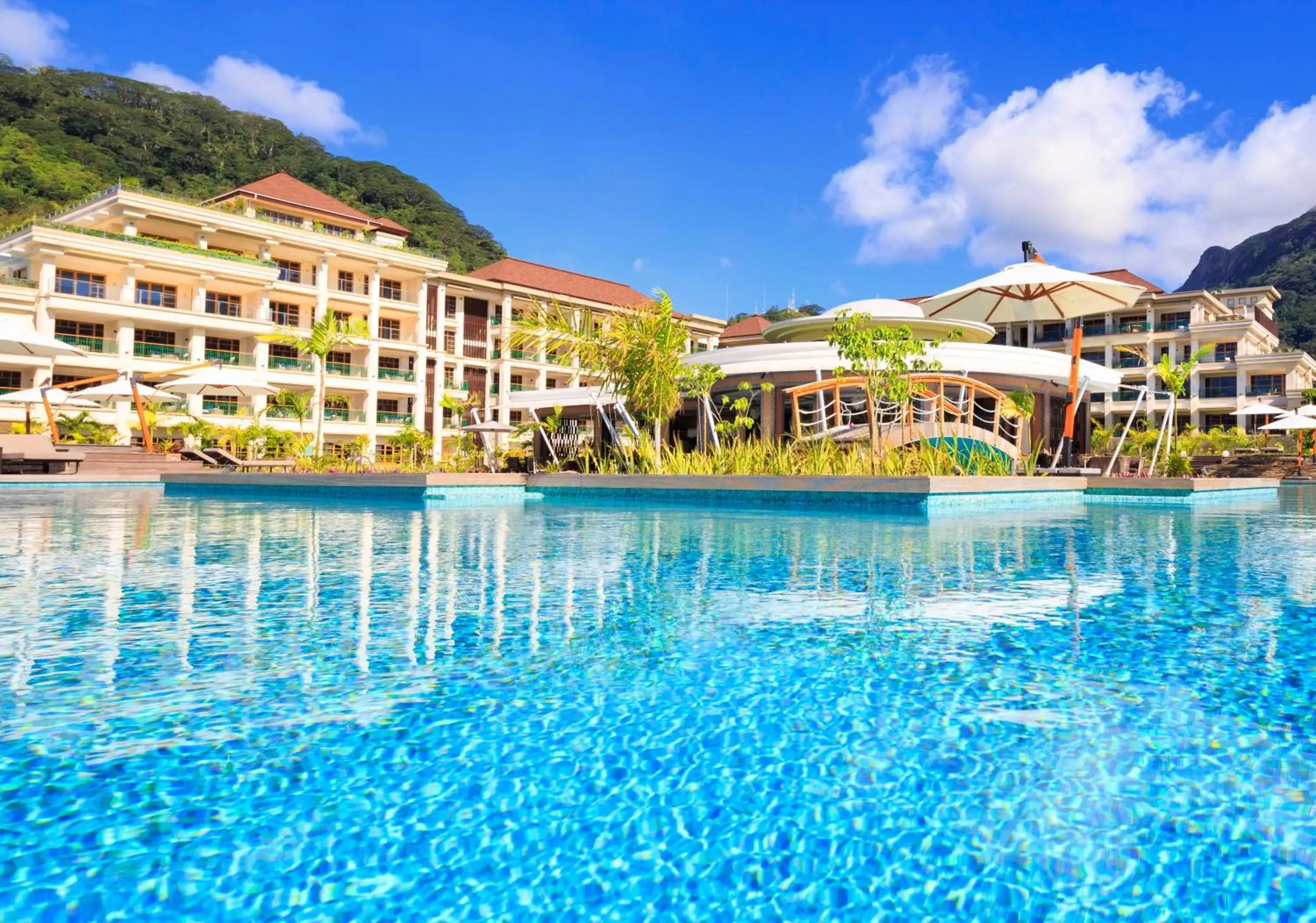 Facade/entrance, Swimming Pool in Savoy Seychelles Resort & Spa