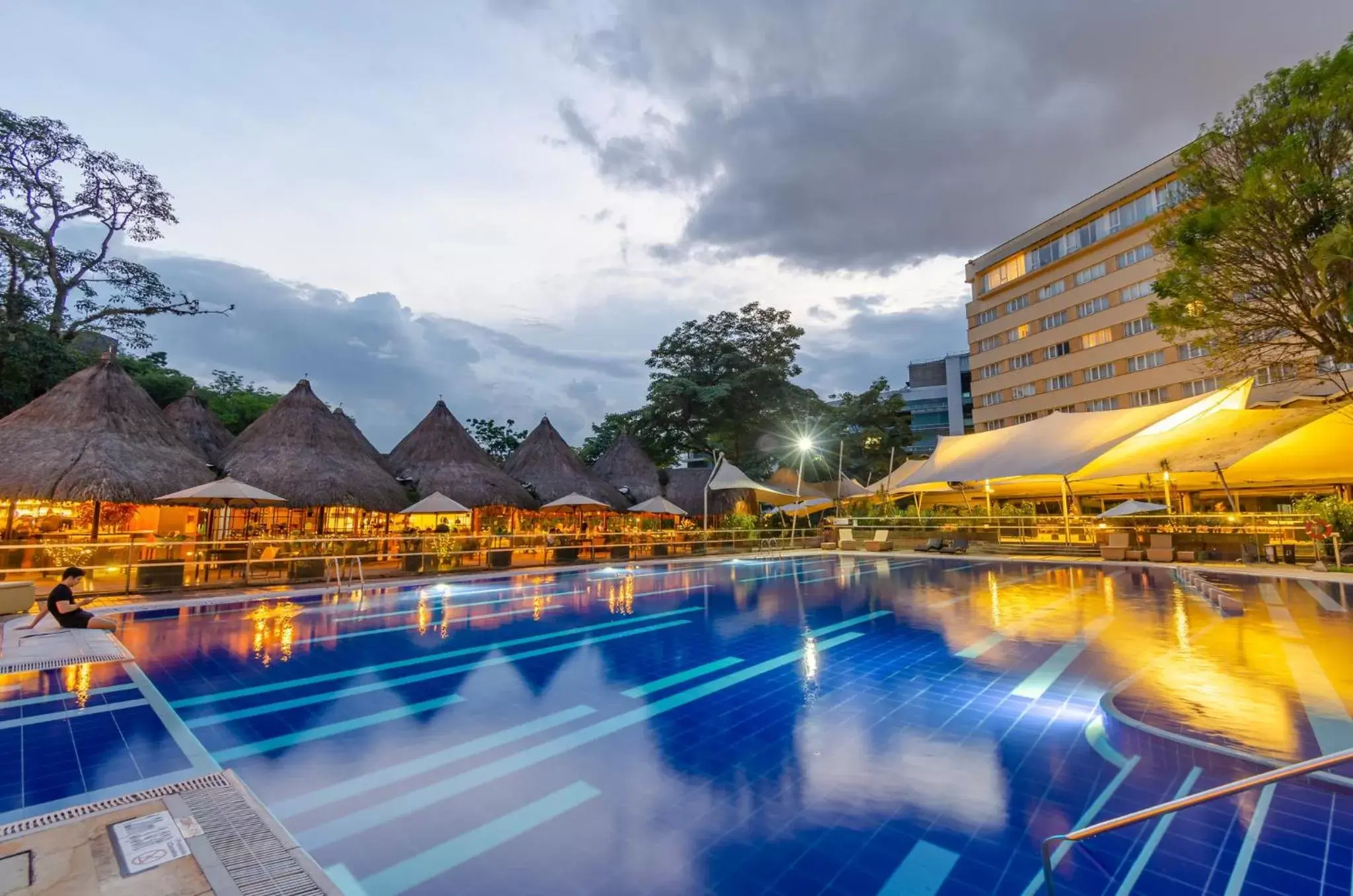 Swimming Pool in Hotel Intercontinental Medellín, an IHG Hotel