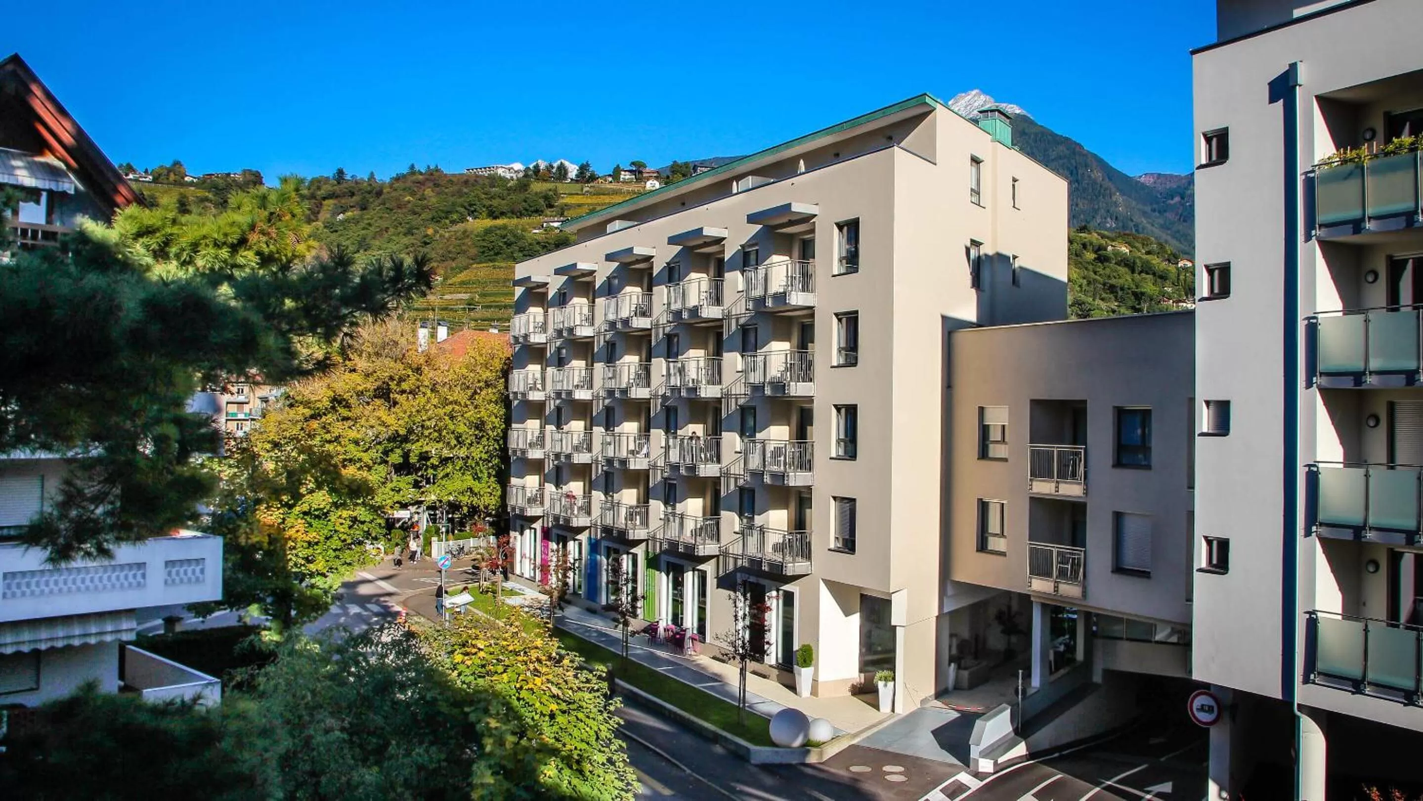 Property building in City Hotel Merano