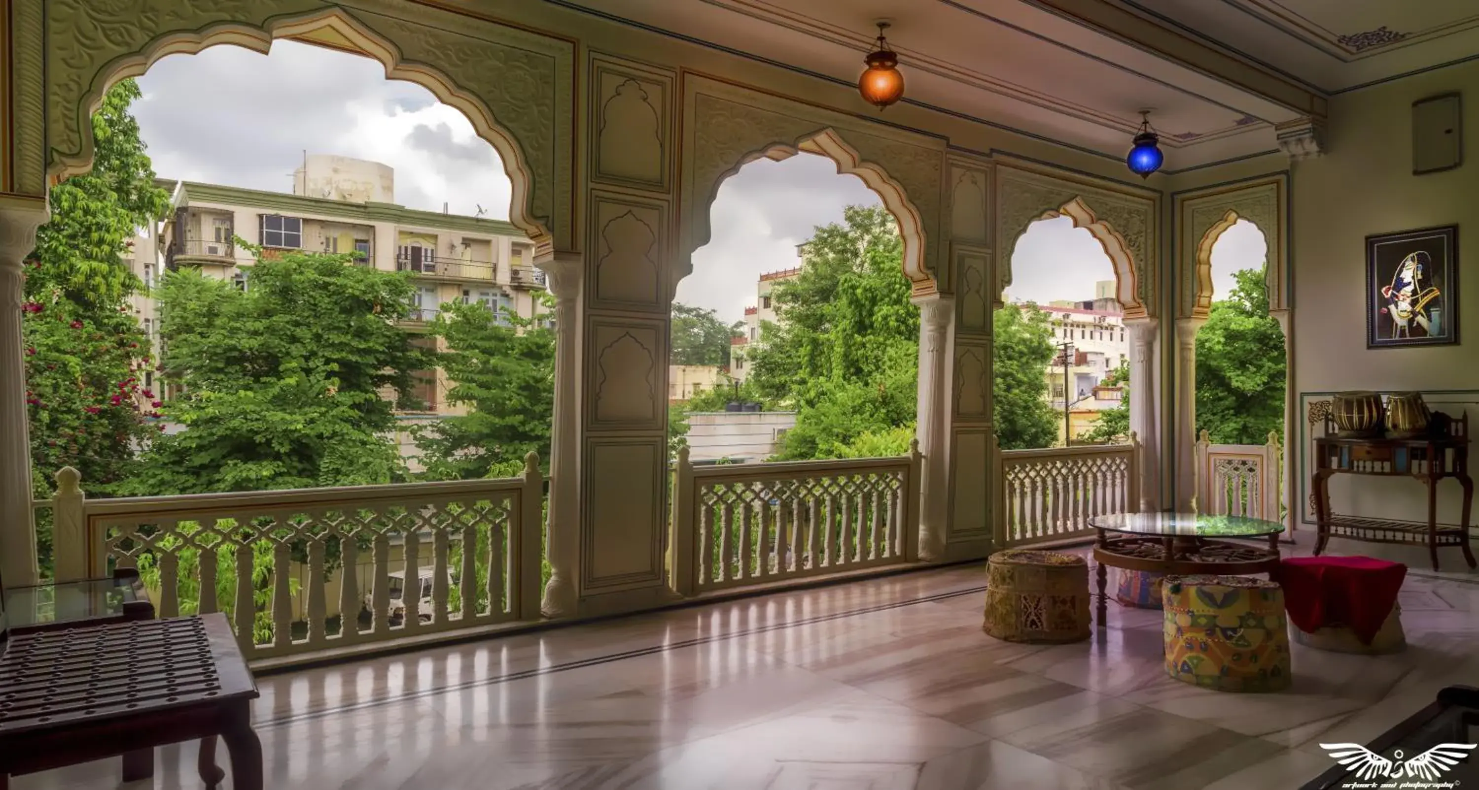 Balcony/Terrace in Krishna Palace - A Heritage Hotel