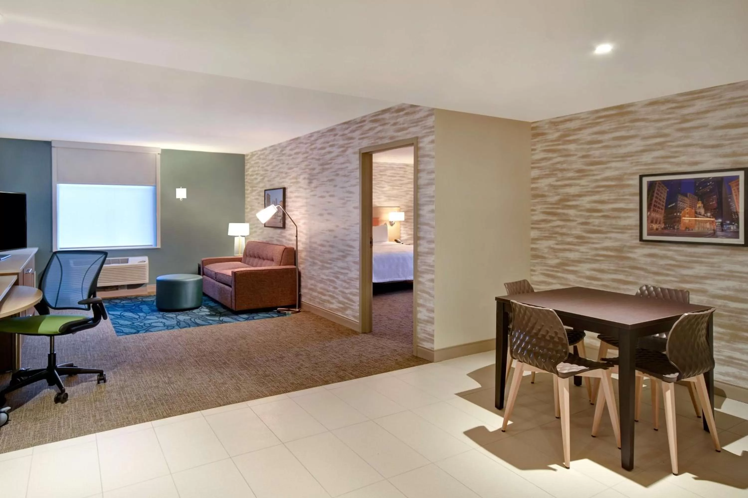Living room in Home2 Suites By Hilton Boston South Bay