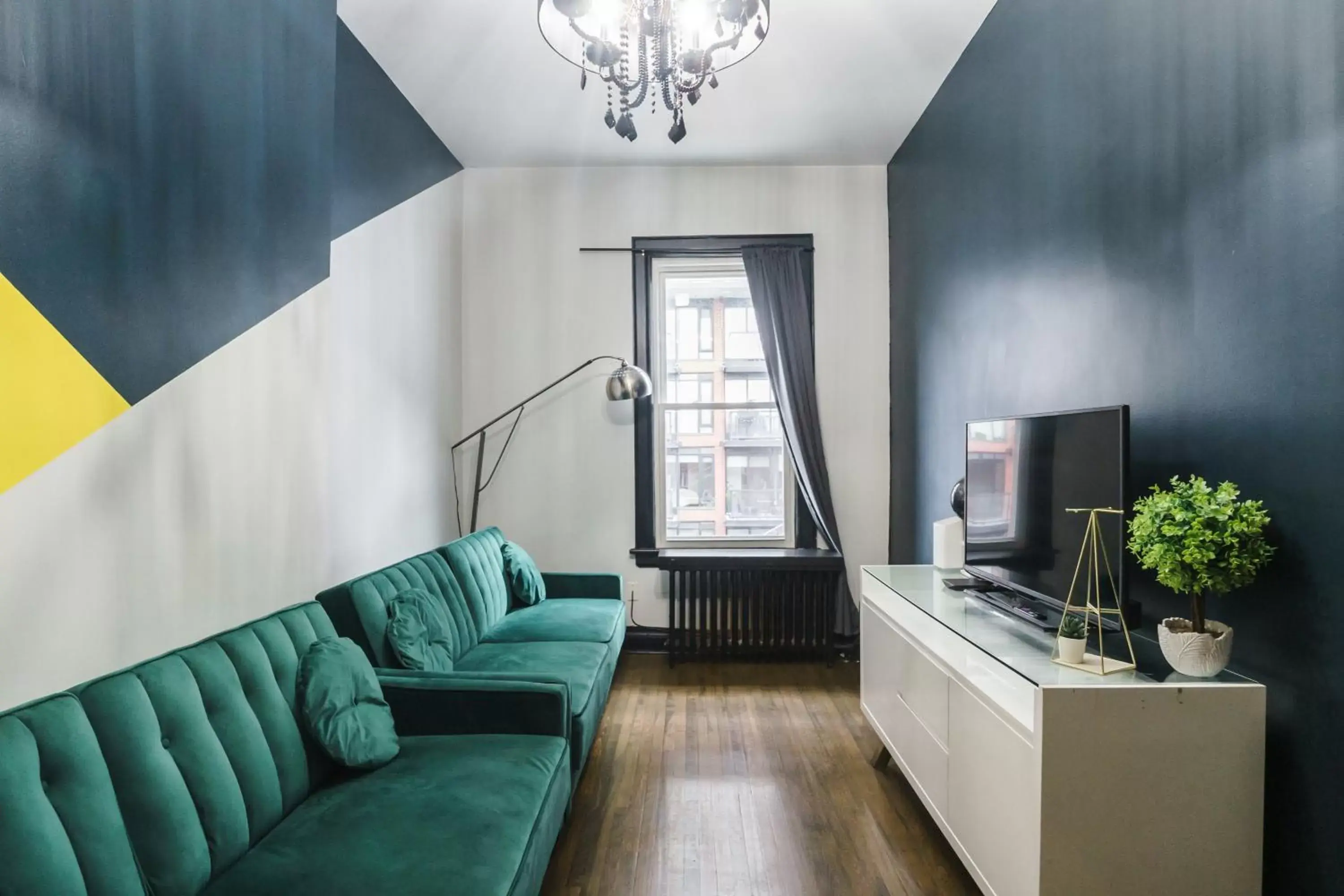 Living room, Seating Area in Queen Street Lofts