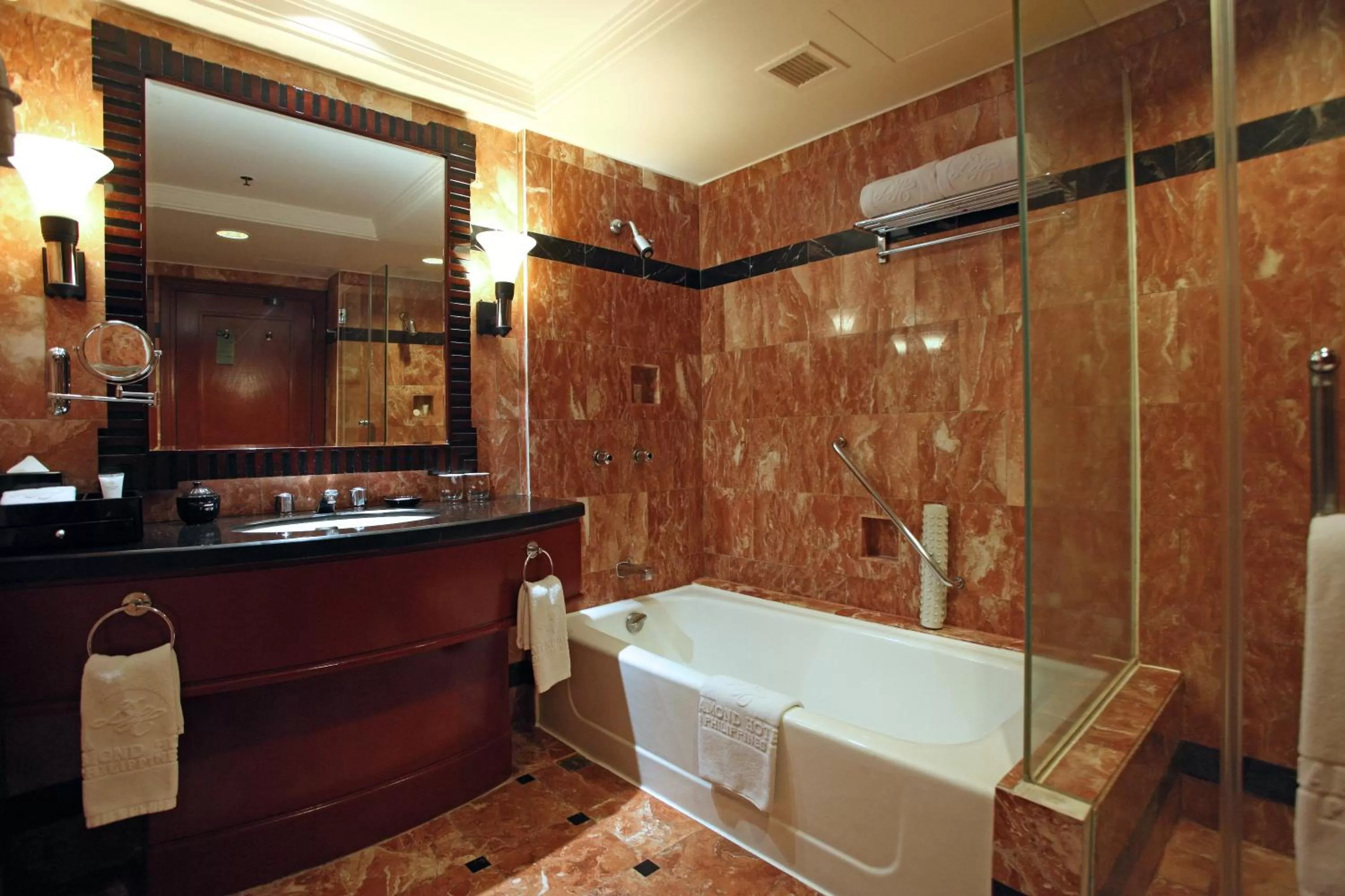 Bathroom in Diamond Hotel Philippines