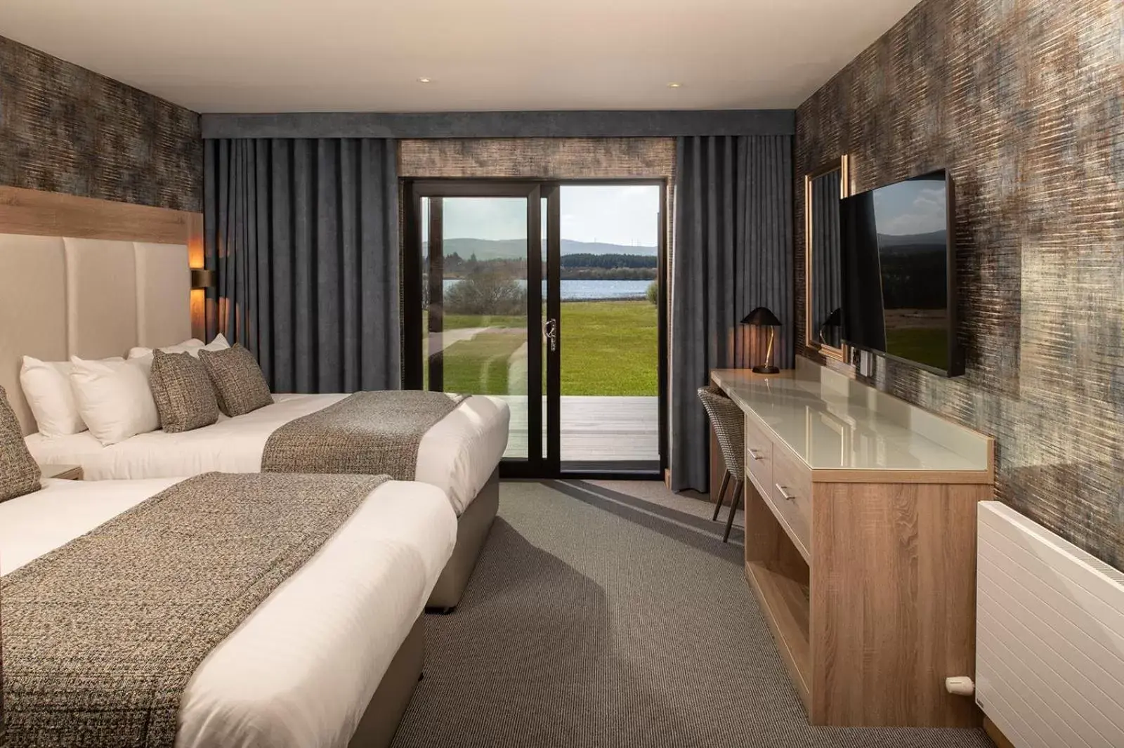 Bed in Lochside House Hotel & Spa