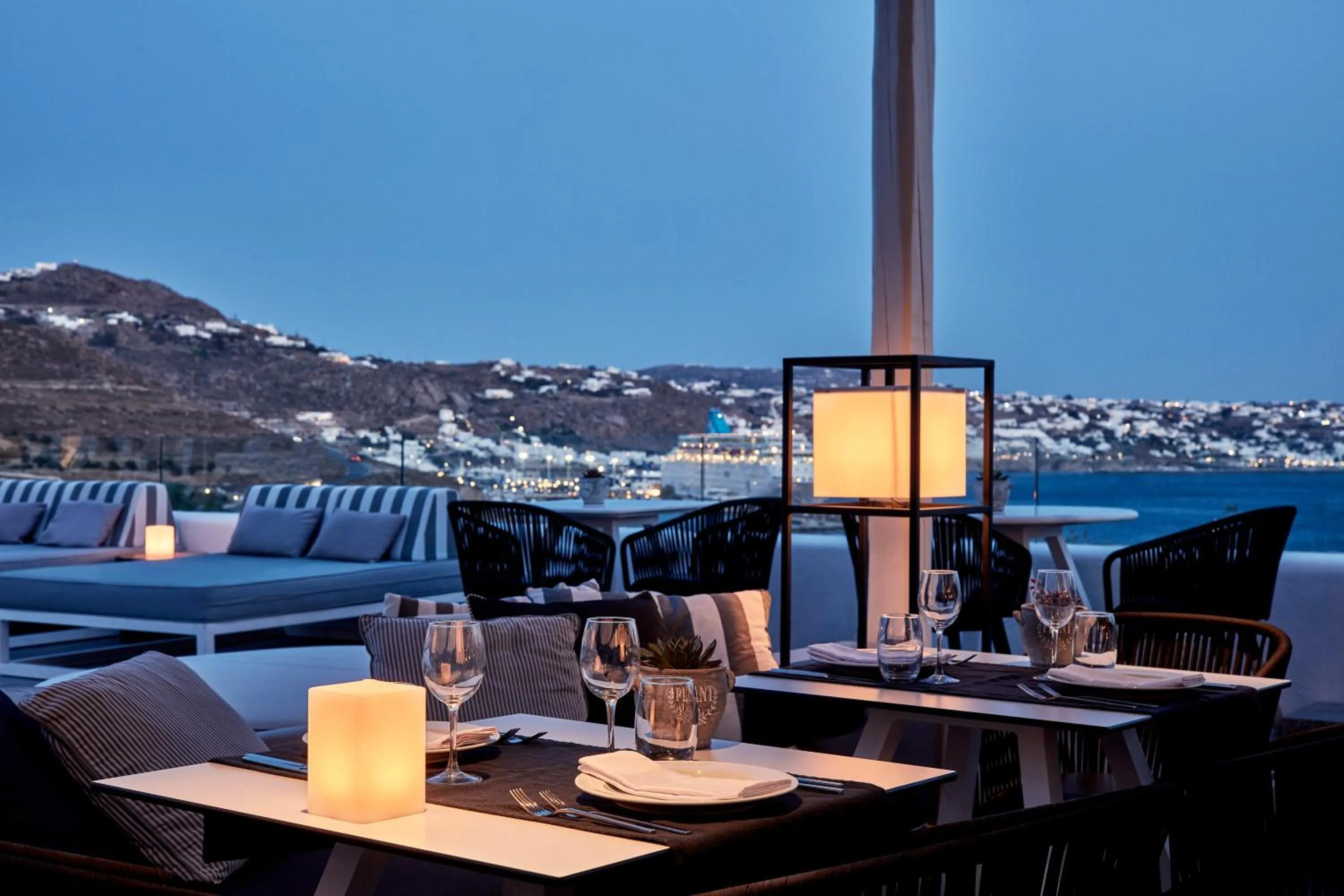 Restaurant/places to eat in Mykonos Princess Hotel