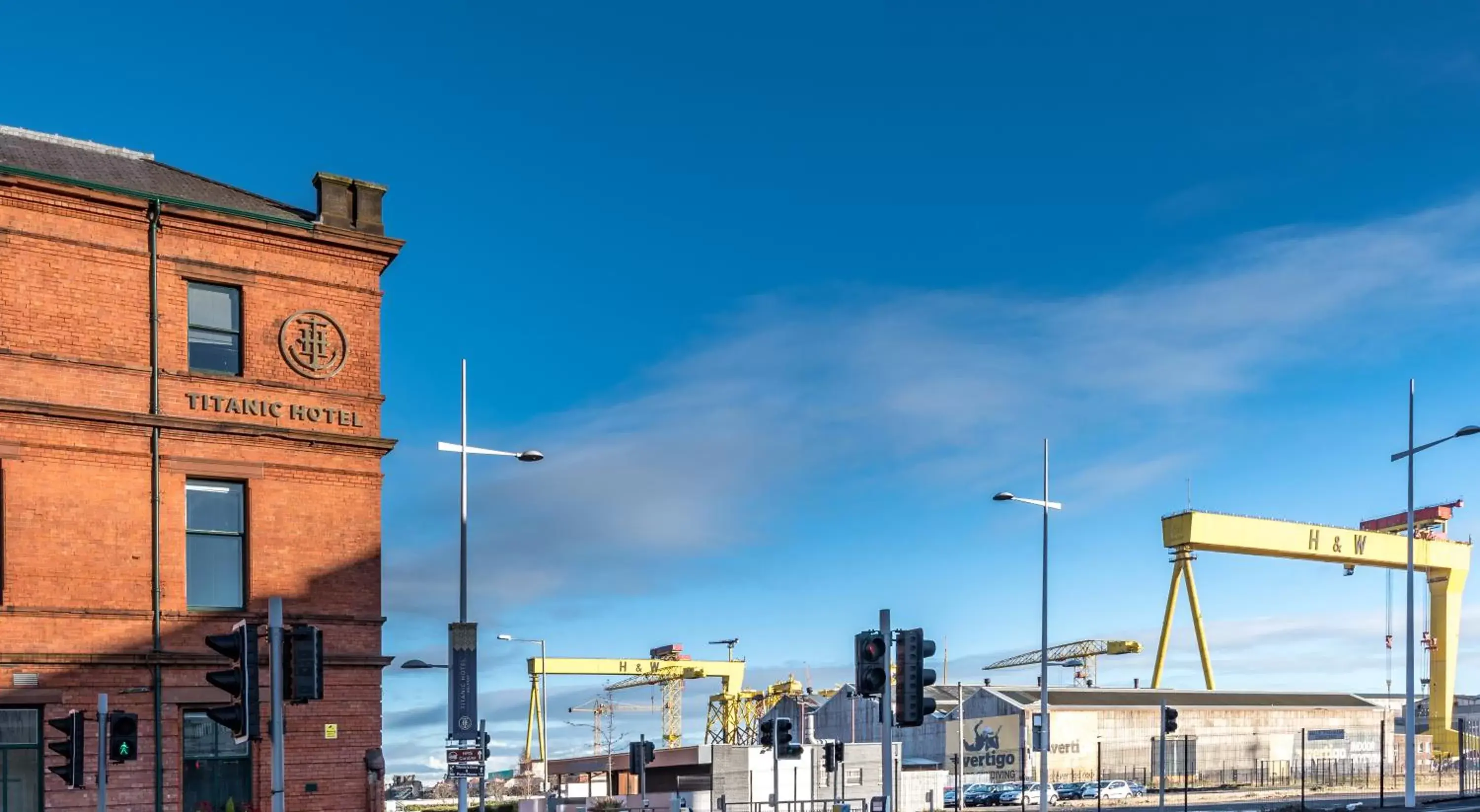 Nearby landmark in Titanic Hotel Belfast