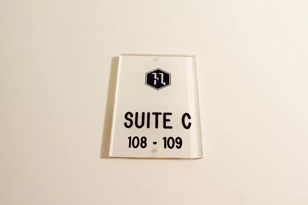 Property logo or sign in Hotel Letizia