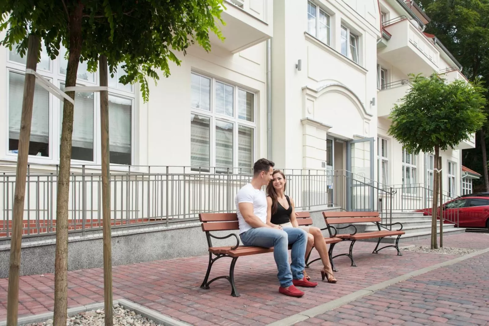 Patio in Hotel Cesarskie Ogrody