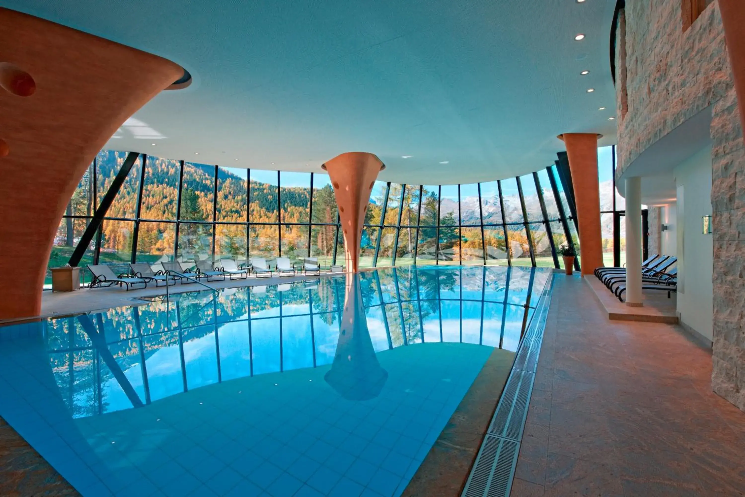 Garden view, Swimming Pool in Grand Hotel Kronenhof