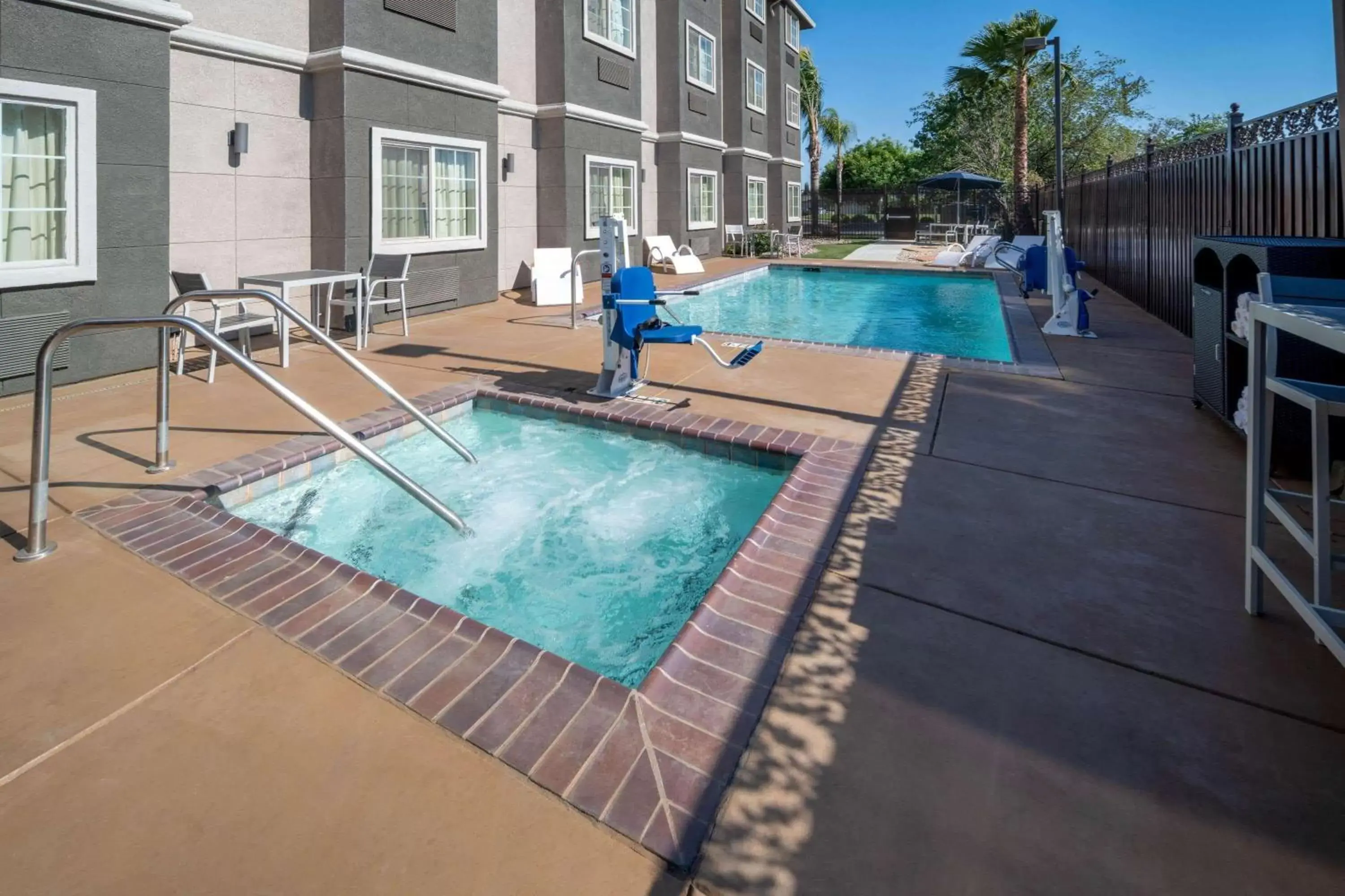 Activities, Swimming Pool in Microtel Inn & Suites by Wyndham Tracy