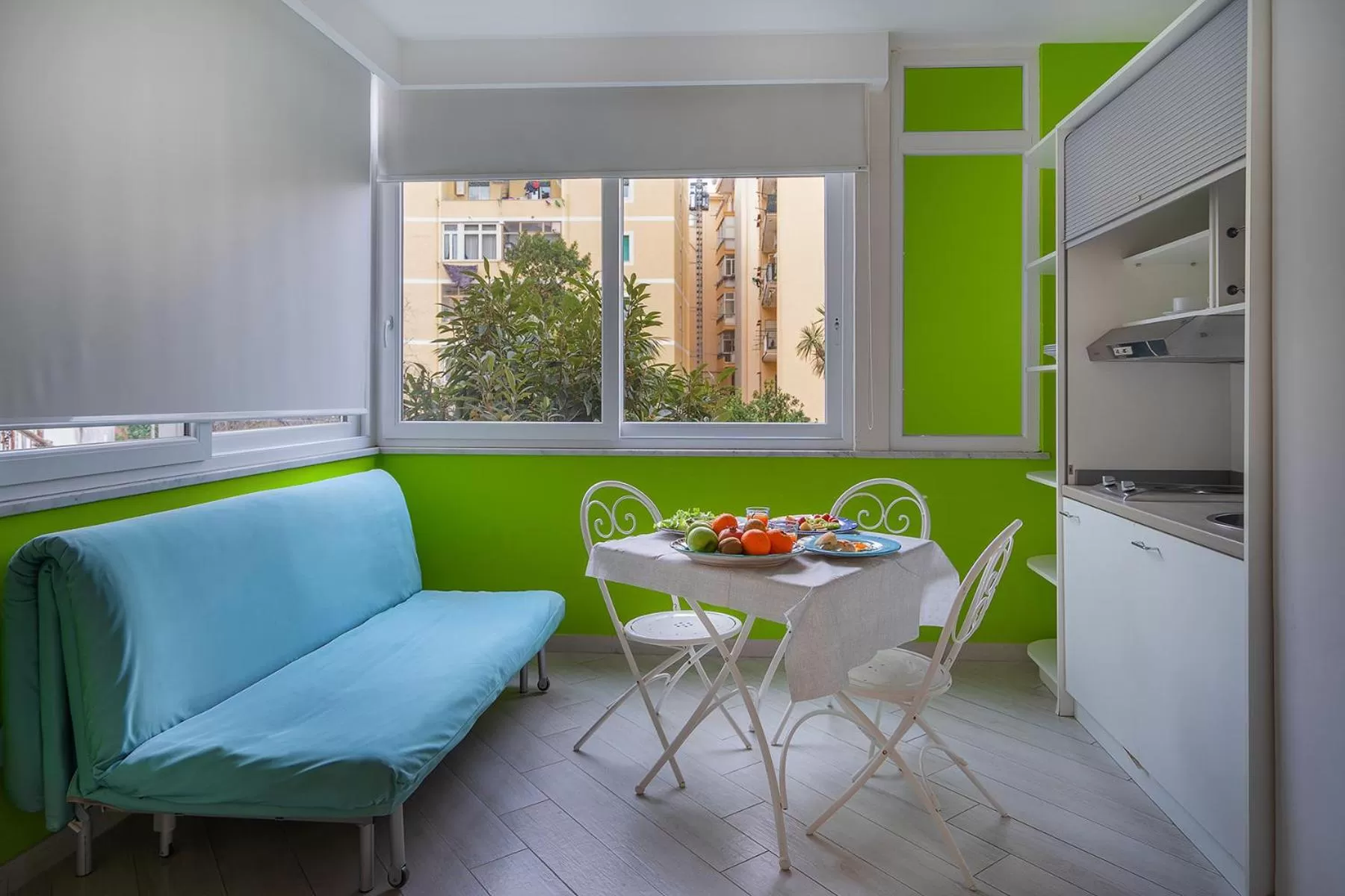Dining area in Palazzo Scaramellino