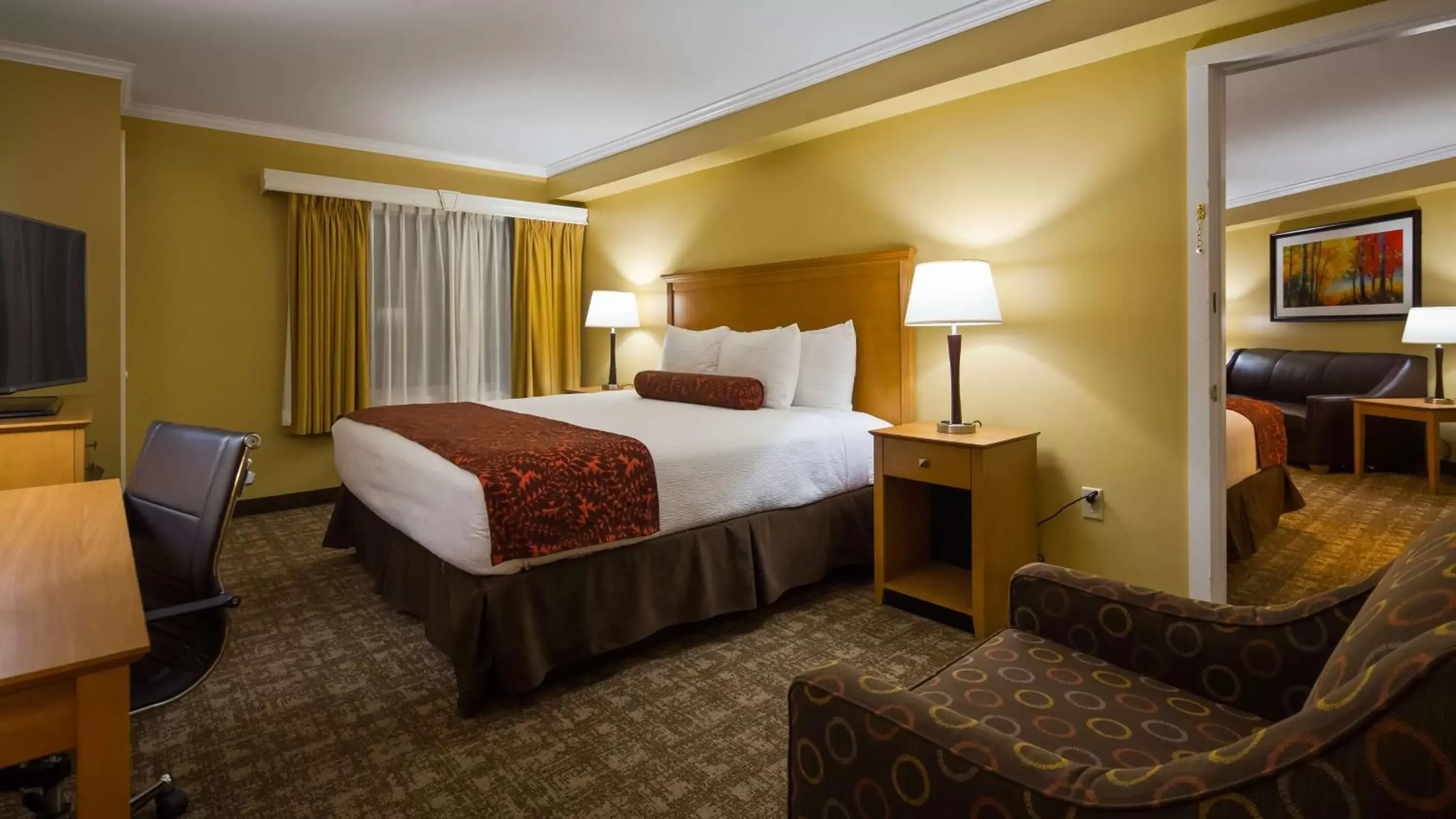Bedroom, Bed in Best Western Plus Windjammer Inn & Conference Center