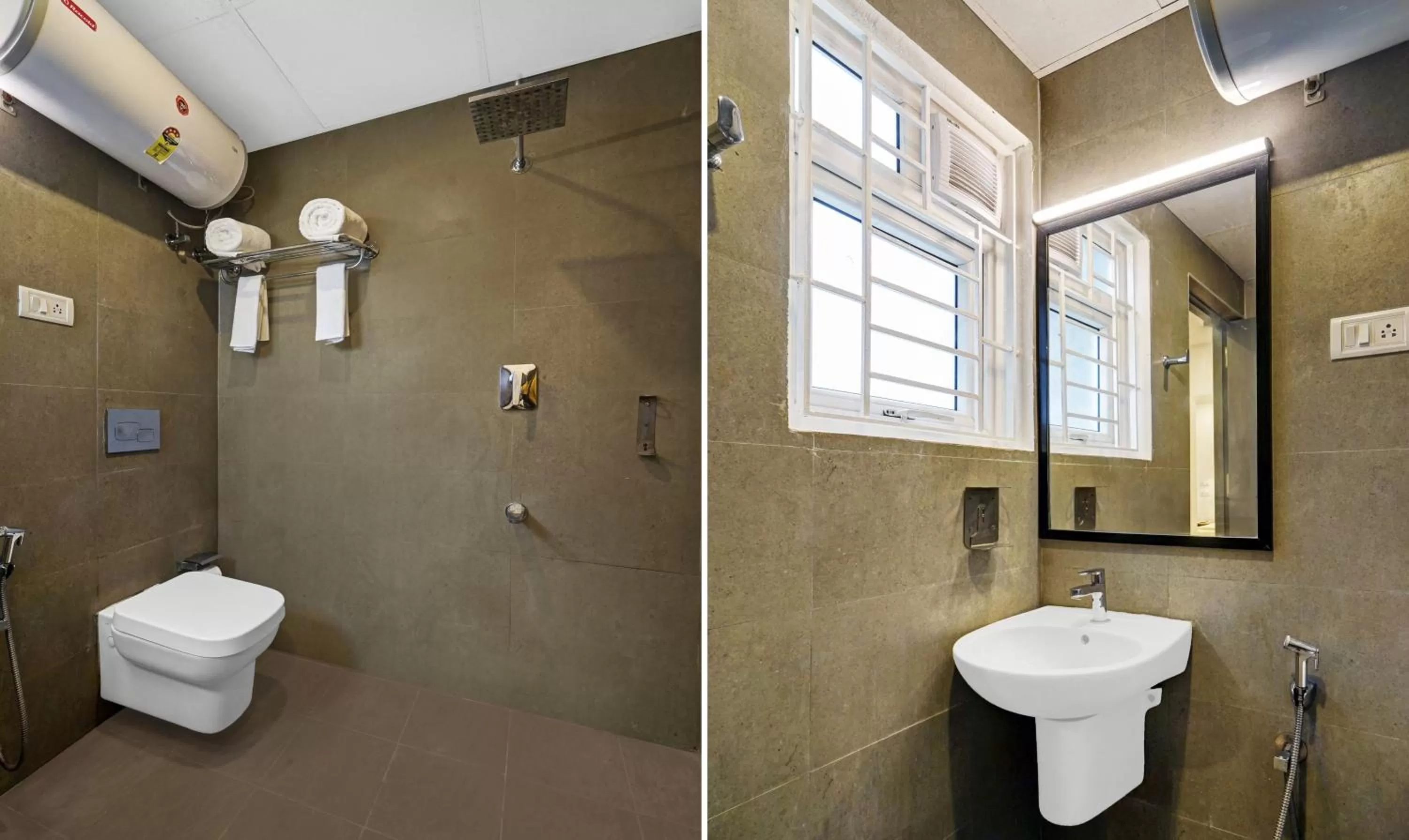 Shower in UPAR Hotels Thoraipakkam, OMR