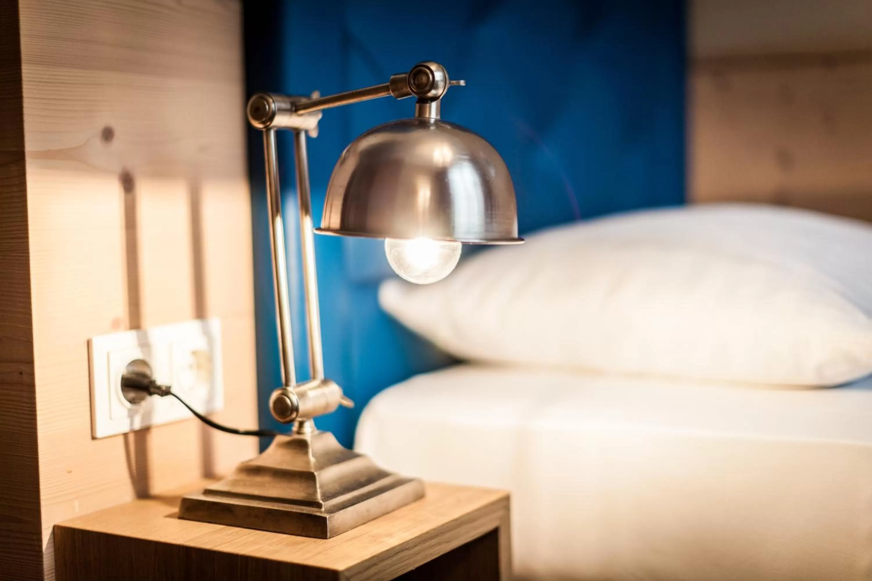 Decorative detail, Bed in Hotel Markus Sittikus Salzburg