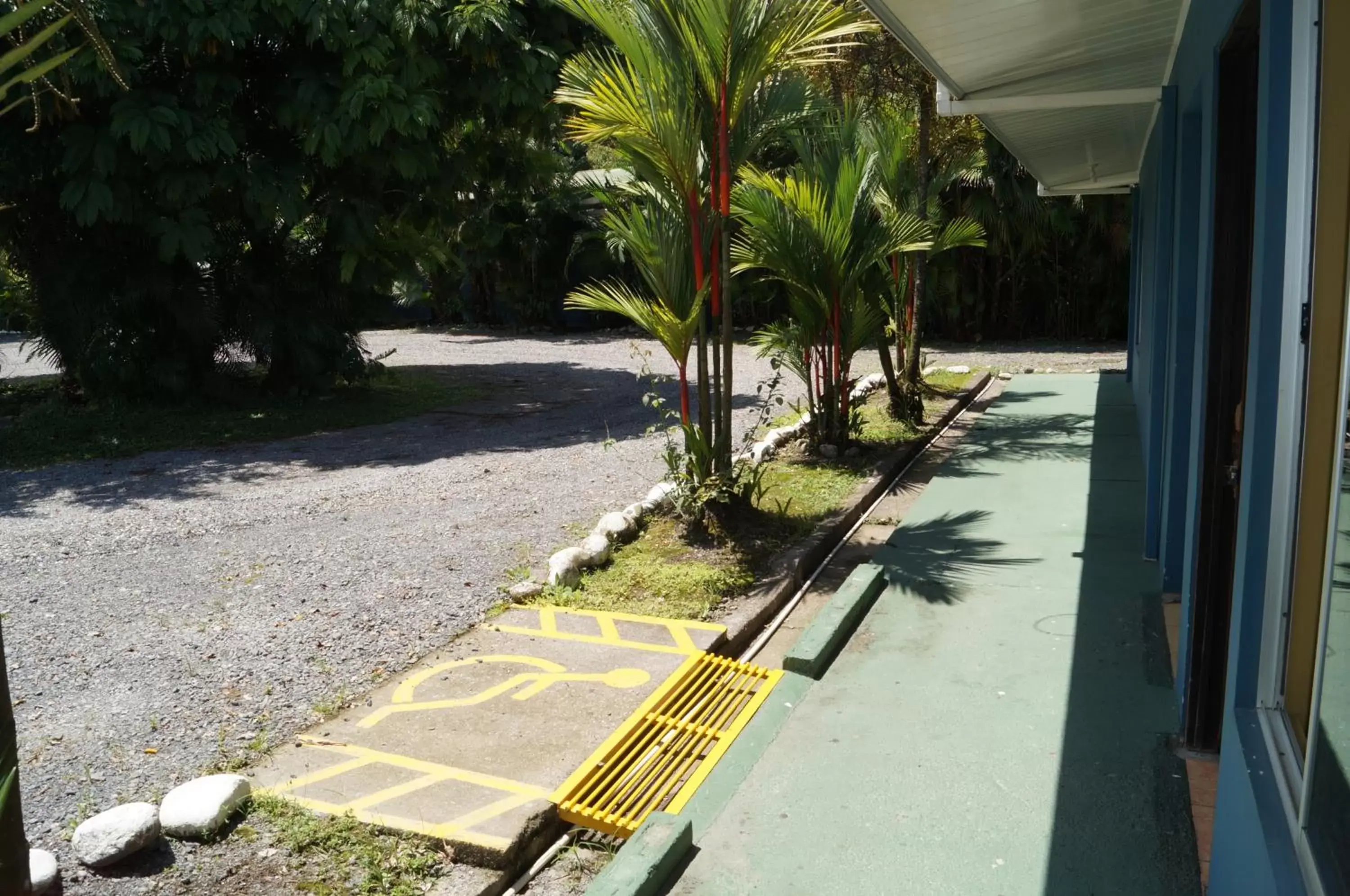 Patio in Hotel y Cabinas del Trópico