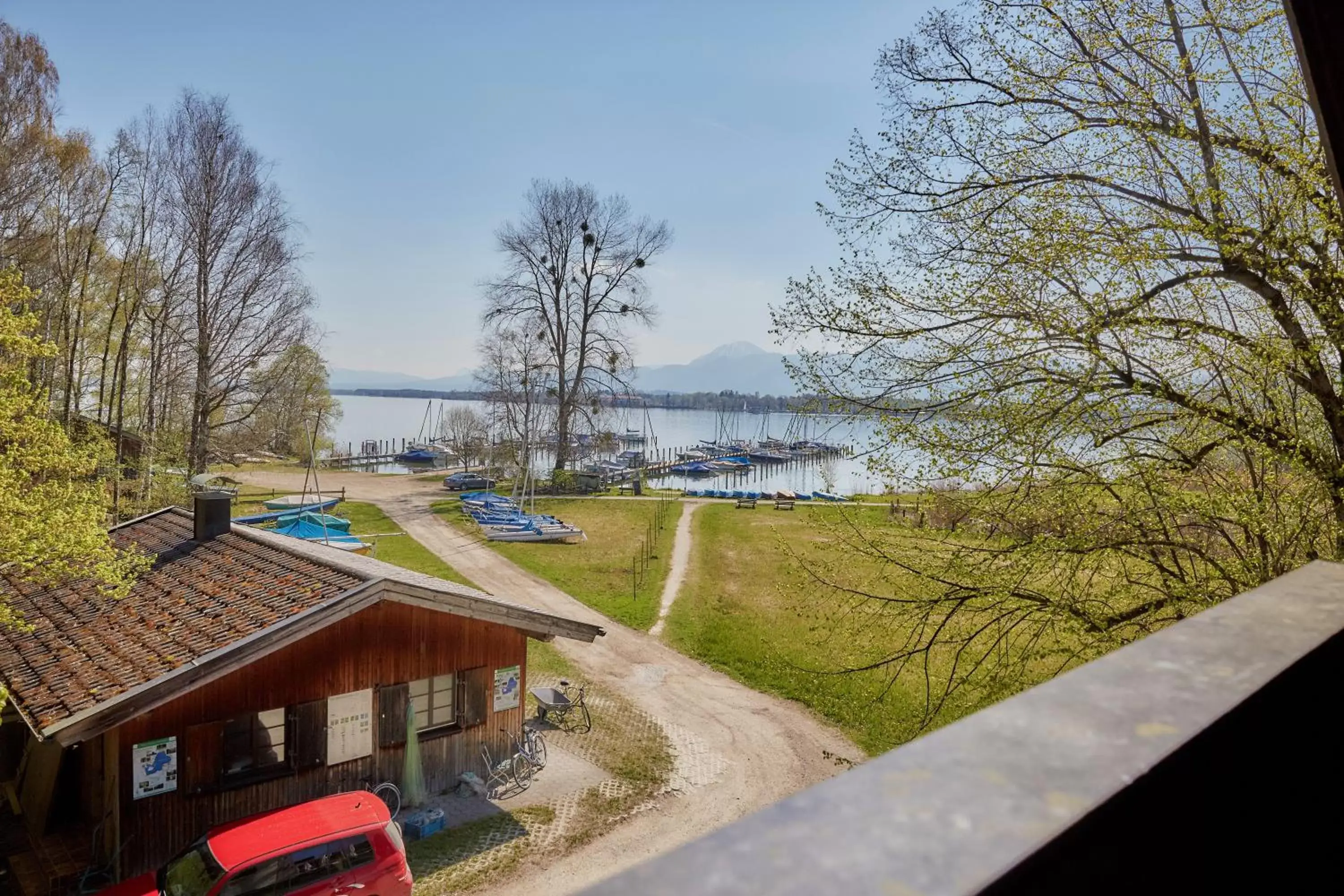 Balcony/Terrace in Zum Fischer am See ***S