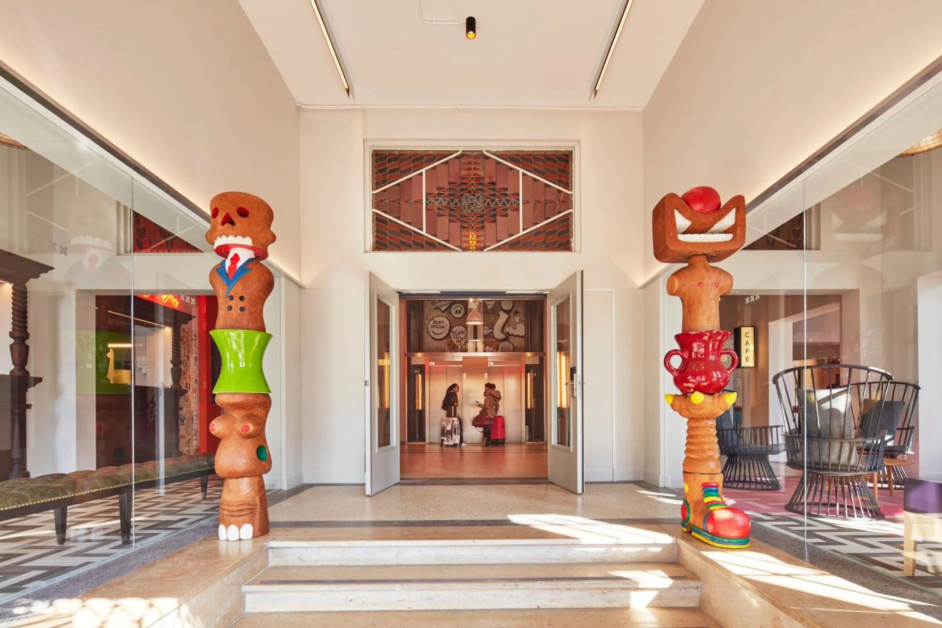 Facade/entrance in Generator Amsterdam